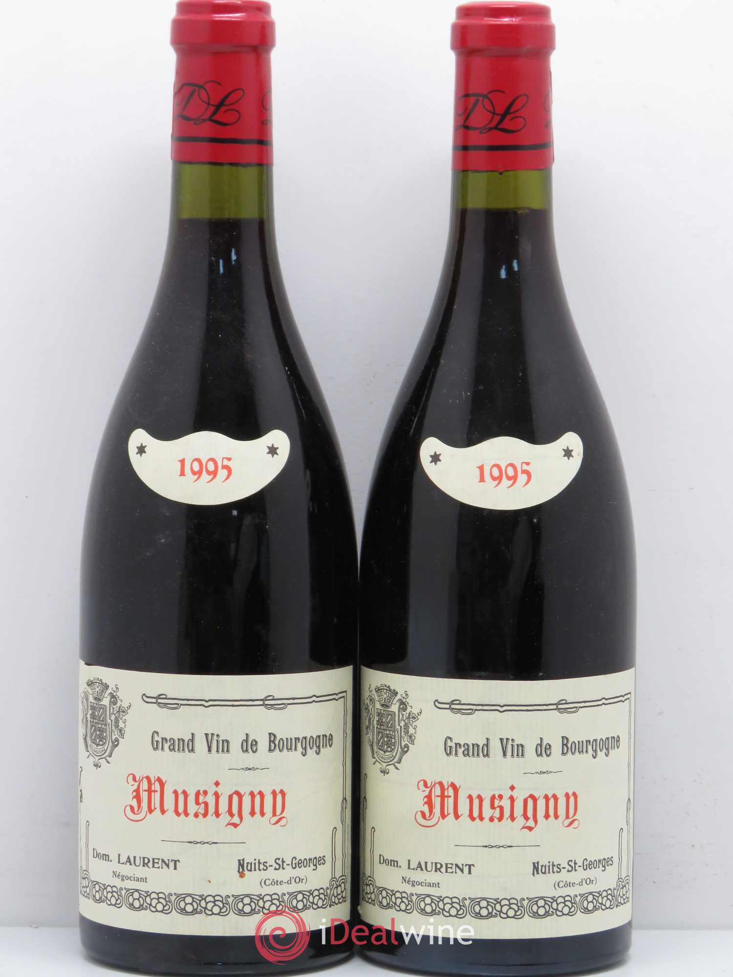 Musigny Grand Cru Domaine Laurent 1995 - Posten von 2 Flaschen - 0