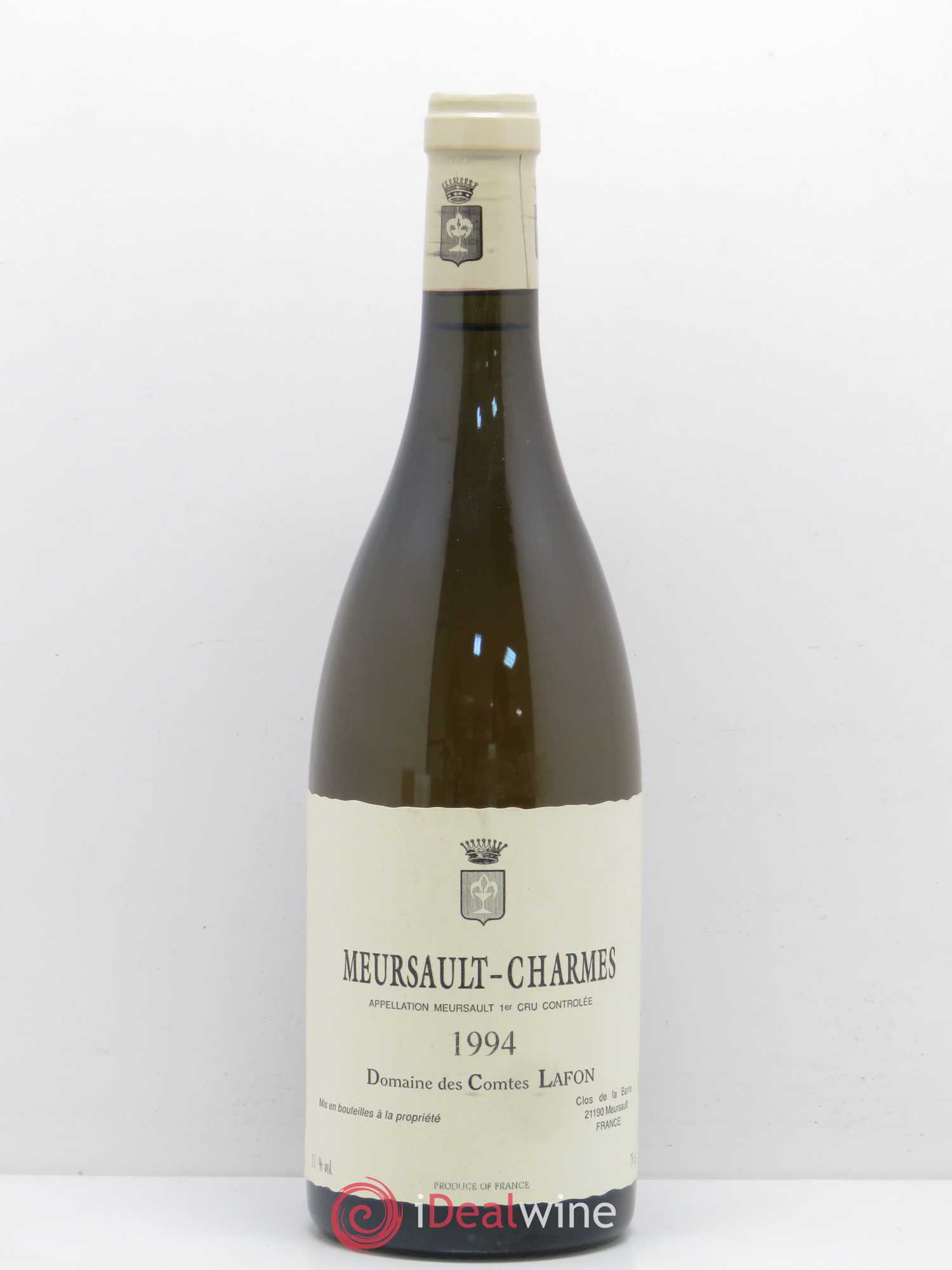 Meursault 1er Cru Charmes Comtes Lafon (Domaine des) 1994 - Lot de 1 bouteille - 0