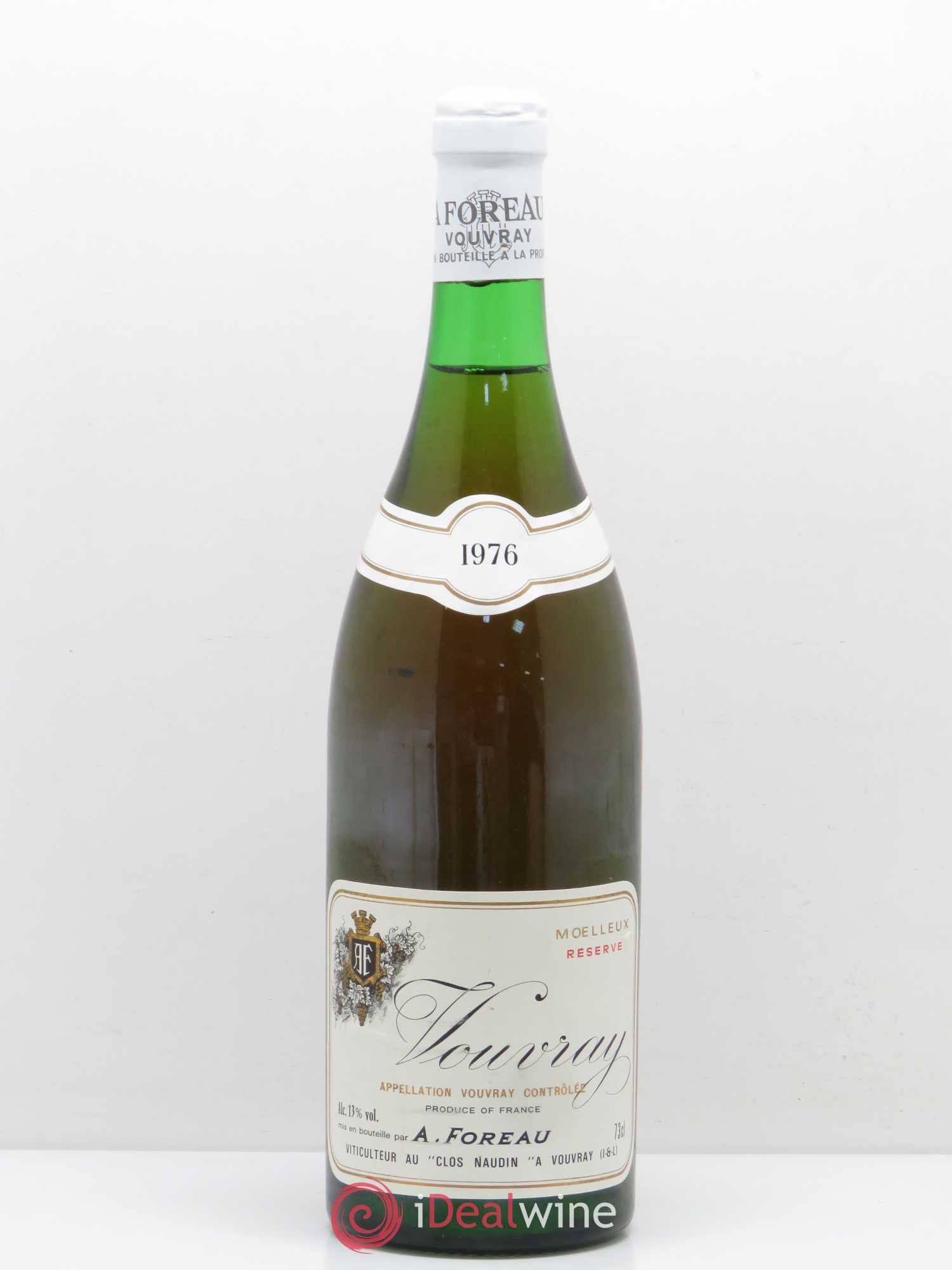 Vouvray Moelleux Réserve Clos Naudin - Philippe Foreau 1976 - Lotto di 1 bottiglia - 0