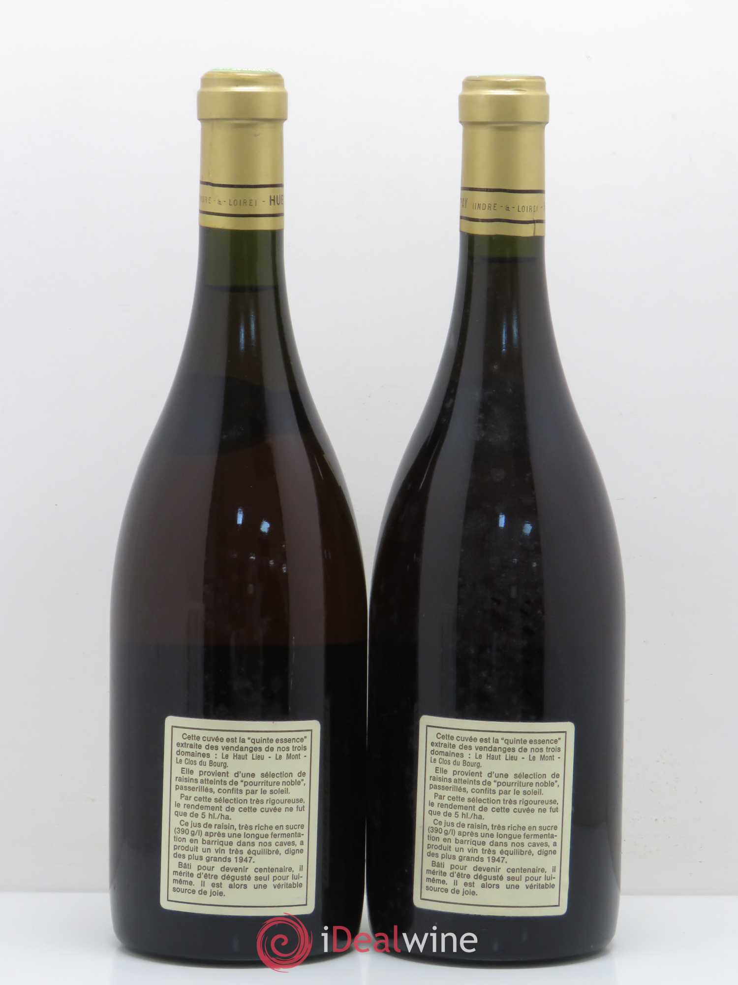 Vouvray Cuvée Constance Domaine Huet 1989 - Lotto di 2 bottiglie - 1