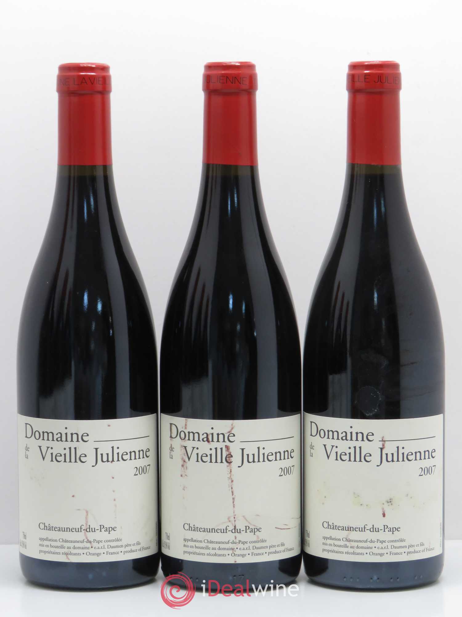 Châteauneuf-du-Pape Vieille Julienne (Domaine de la) Jean-Paul Daumen 2007 - Lot de 6 bouteilles - 2