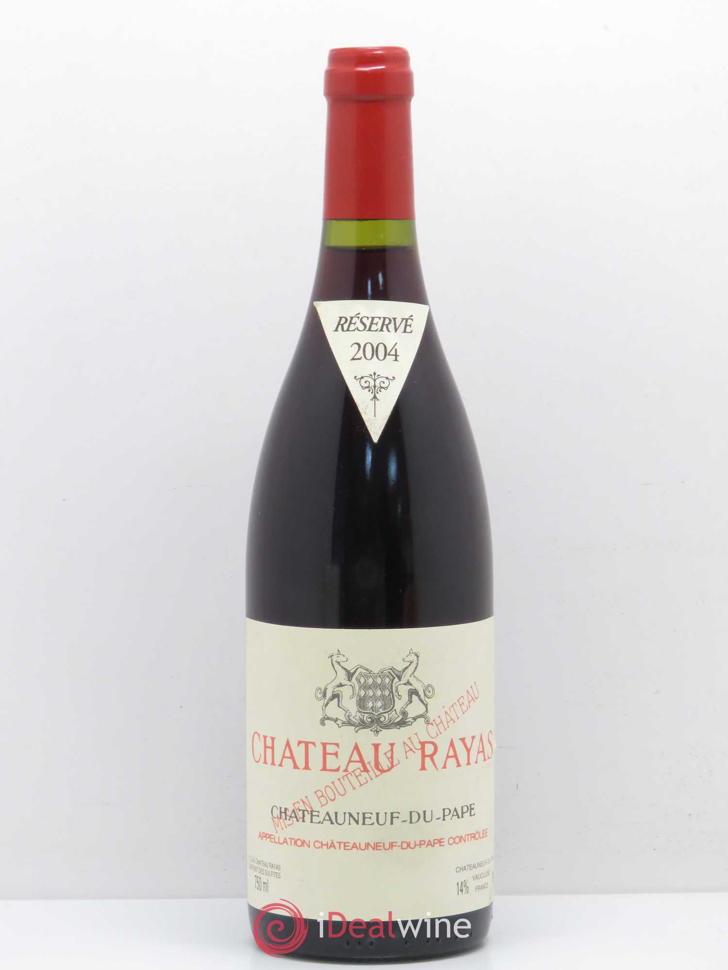 Châteauneuf-du-Pape Château Rayas Emmanuel Reynaud 2004 - Lot de 1 bouteille - 0
