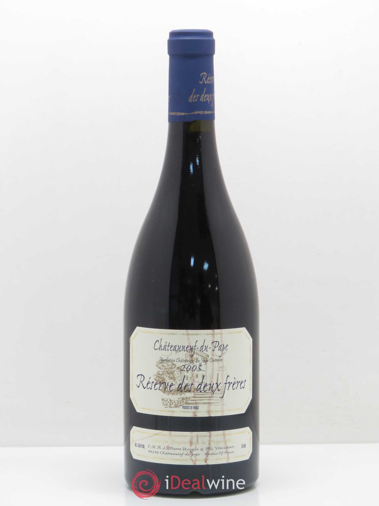 Châteauneuf-du-Pape Réserve des 2 frères Pierre Usseglio & Fils 2005 - Lot de 1 bouteille - 0