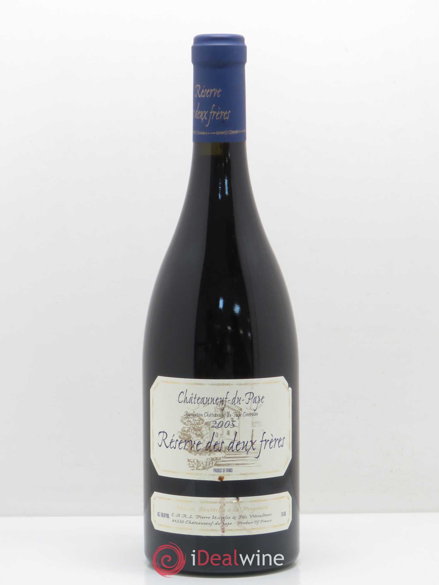 Châteauneuf-du-Pape Réserve des 2 frères Pierre Usseglio & Fils 2005 - Lot de 1 bouteille - 0
