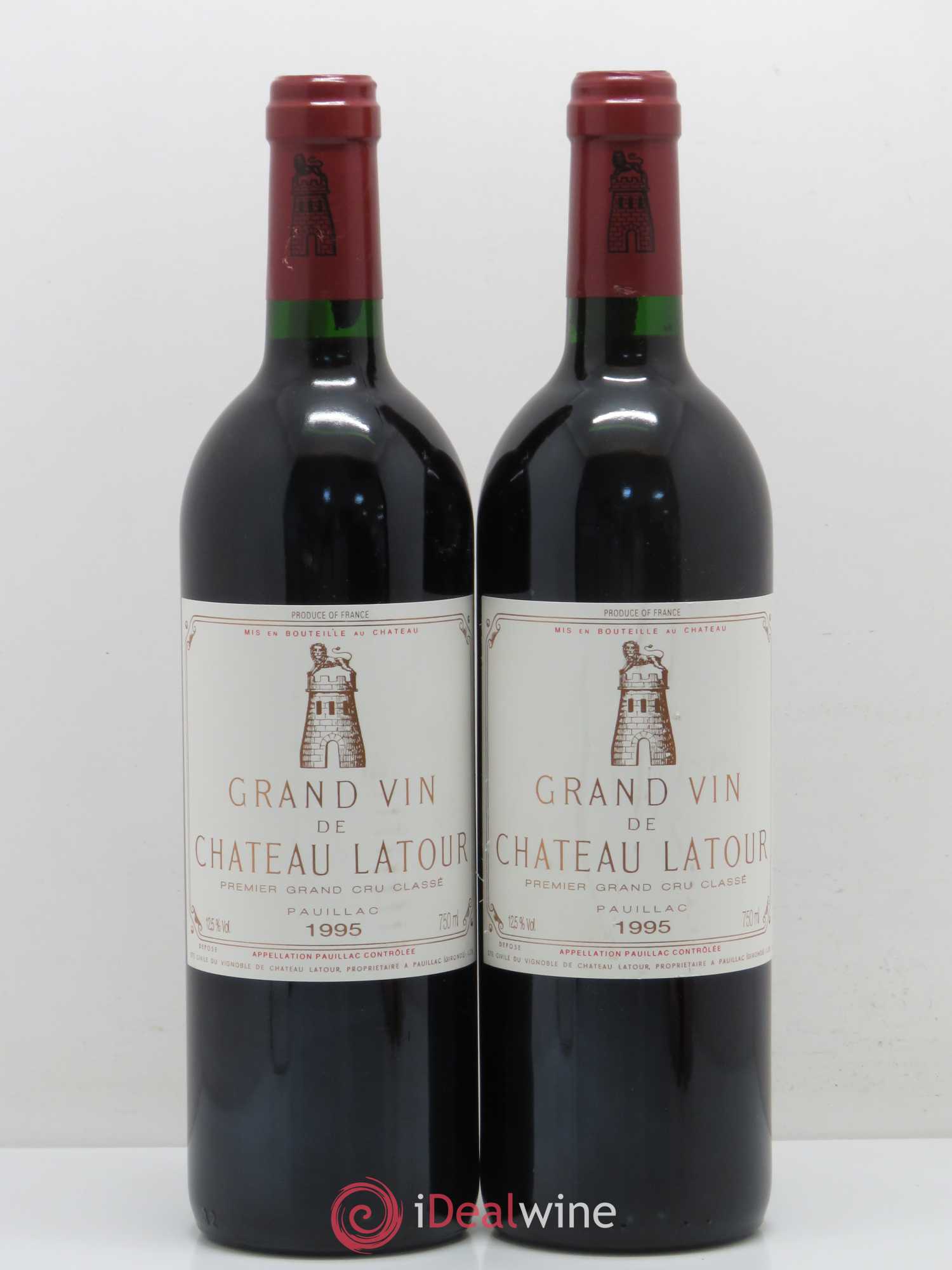 Château Latour 1er Grand Cru Classé 1995 - Lot de 2 bouteilles - 0