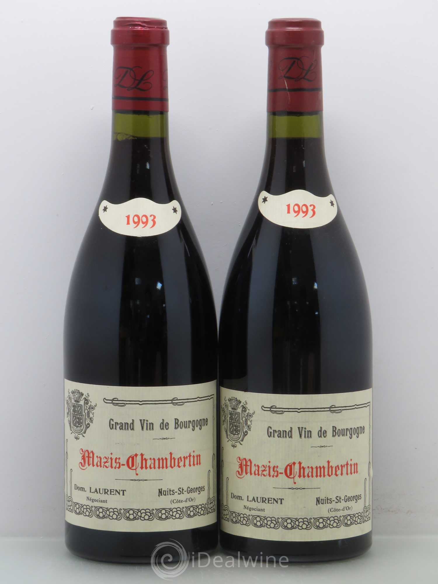 Mazis-Chambertin Grand Cru Dominique Laurent 1993 - Lot de 2 bouteilles - 0