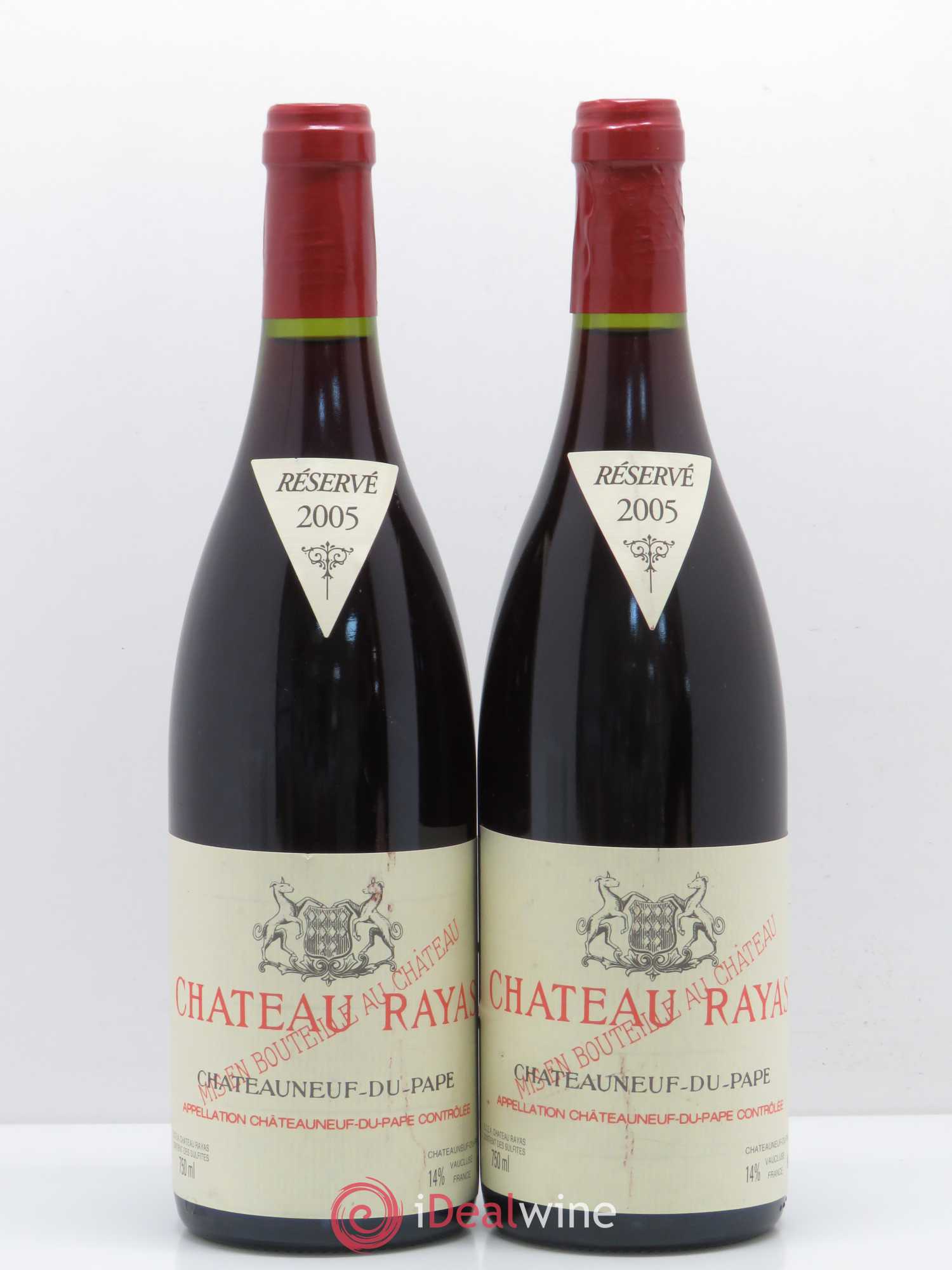 Châteauneuf-du-Pape Château Rayas Emmanuel Reynaud 2005 - Lot de 2 bouteilles - 0