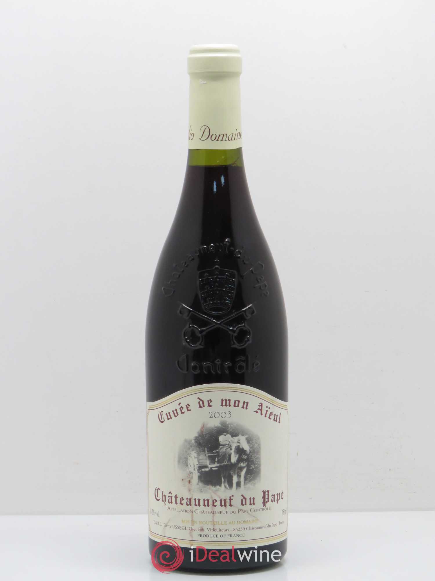 Châteauneuf-du-Pape Cuvée de mon Aïeul Pierre Usseglio & Fils 2003 - Lot de 1 bouteille - 0