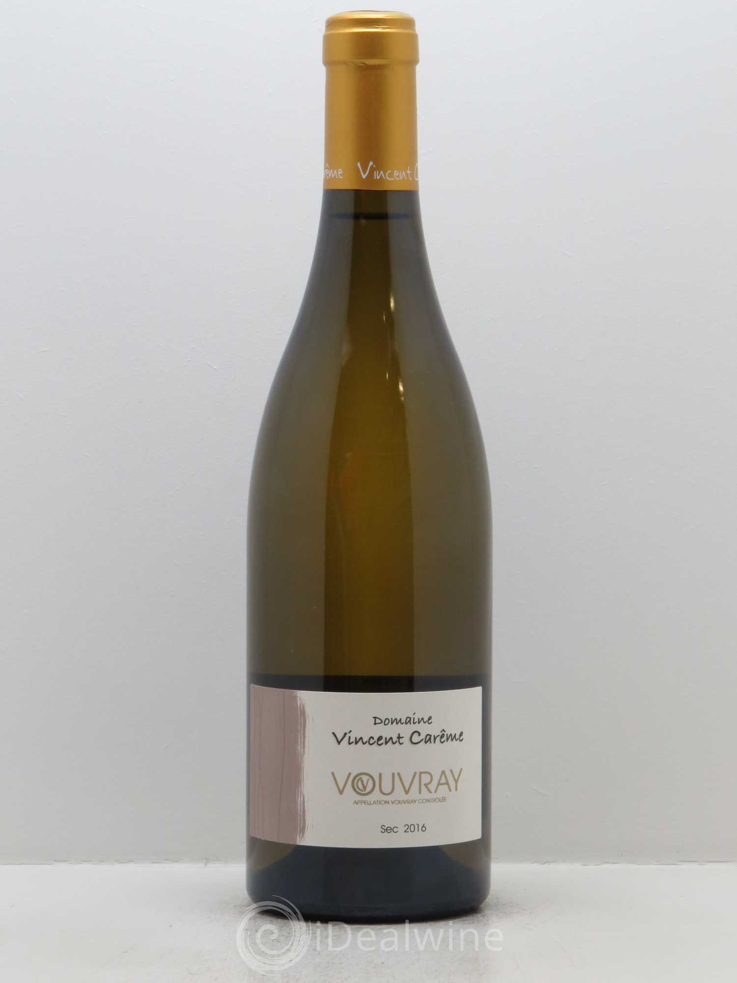 Vouvray Sec Domaine Vincent Carême 2016 - Posten von 1 Flasche - 0