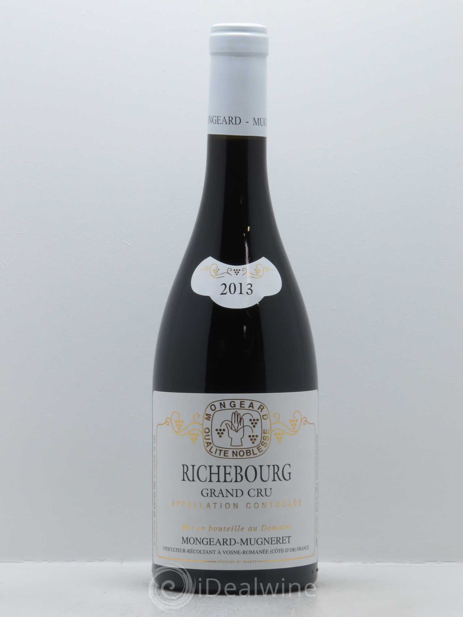 Richebourg Grand Cru Mongeard-Mugneret (Domaine) 2013 - Lot de 1 bouteille - 0