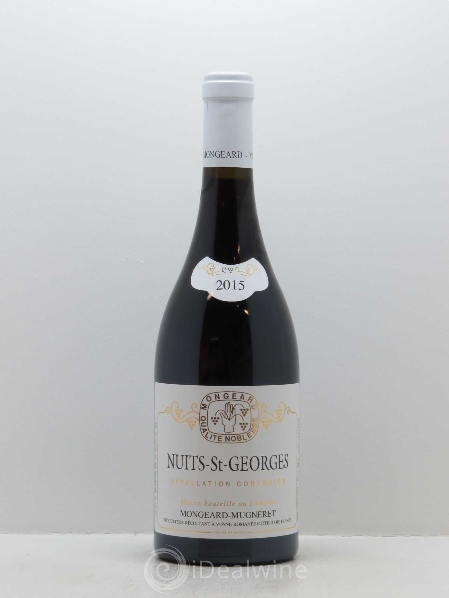 Nuits-Saint-Georges Mongeard-Mugneret (Domaine) 2015 - Lot de 1 bouteille - 0