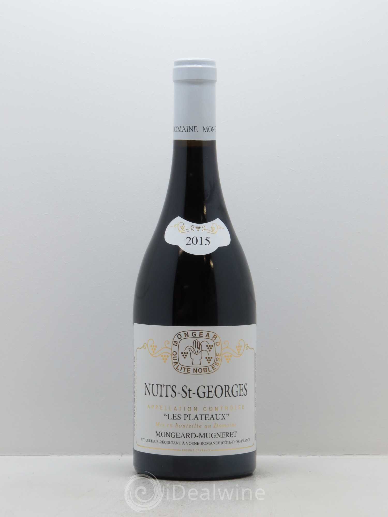 Nuits-Saint-Georges Les Plateaux Mongeard-Mugneret (Domaine) 2015 - Lot de 1 bouteille - 0