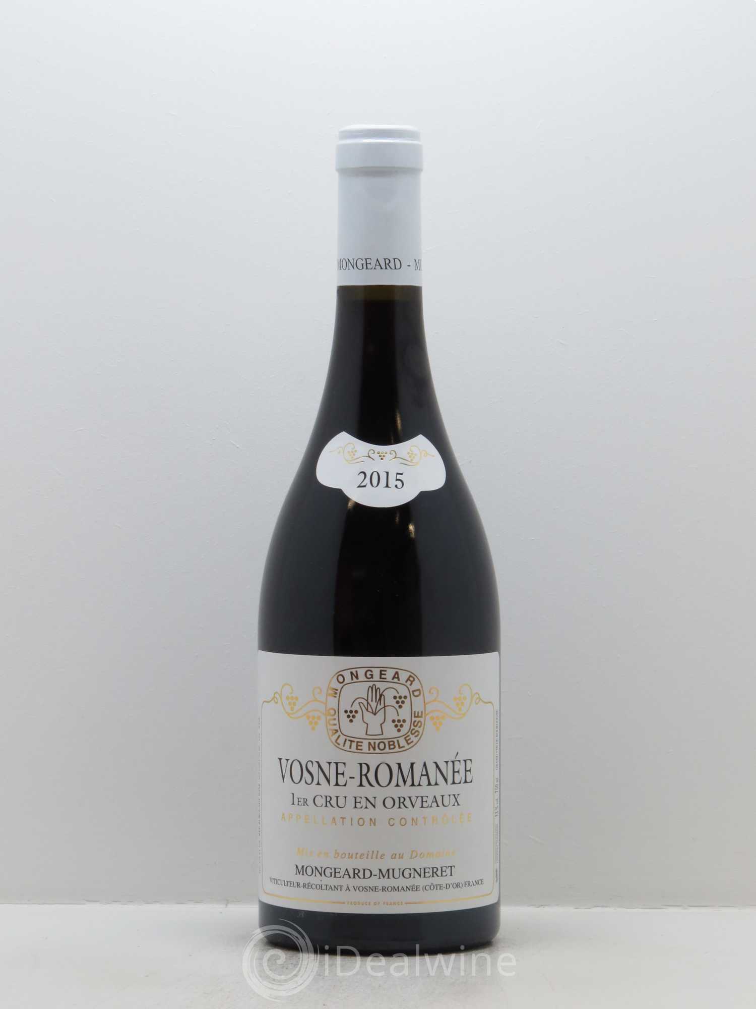 Vosne-Romanée 1er Cru En Orveaux Mongeard-Mugneret (Domaine) 2015 - Lot de 1 bouteille - 0