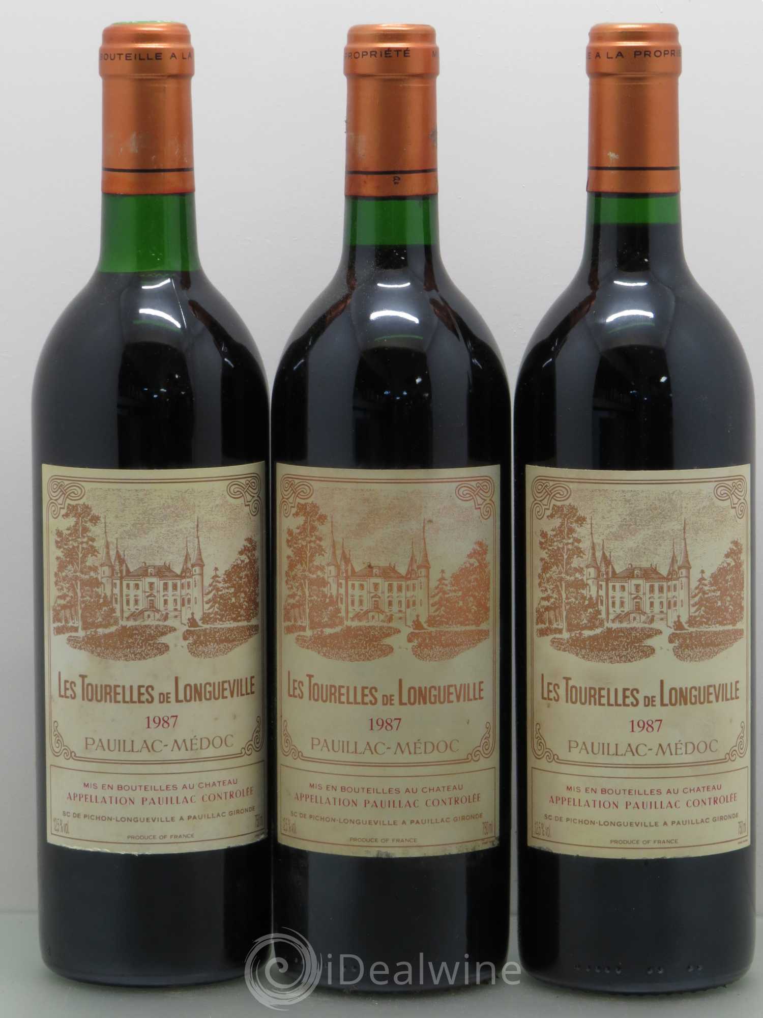 Les Tourelles de Longueville Second Vin 1987 - Lot de 6 bouteilles - 2