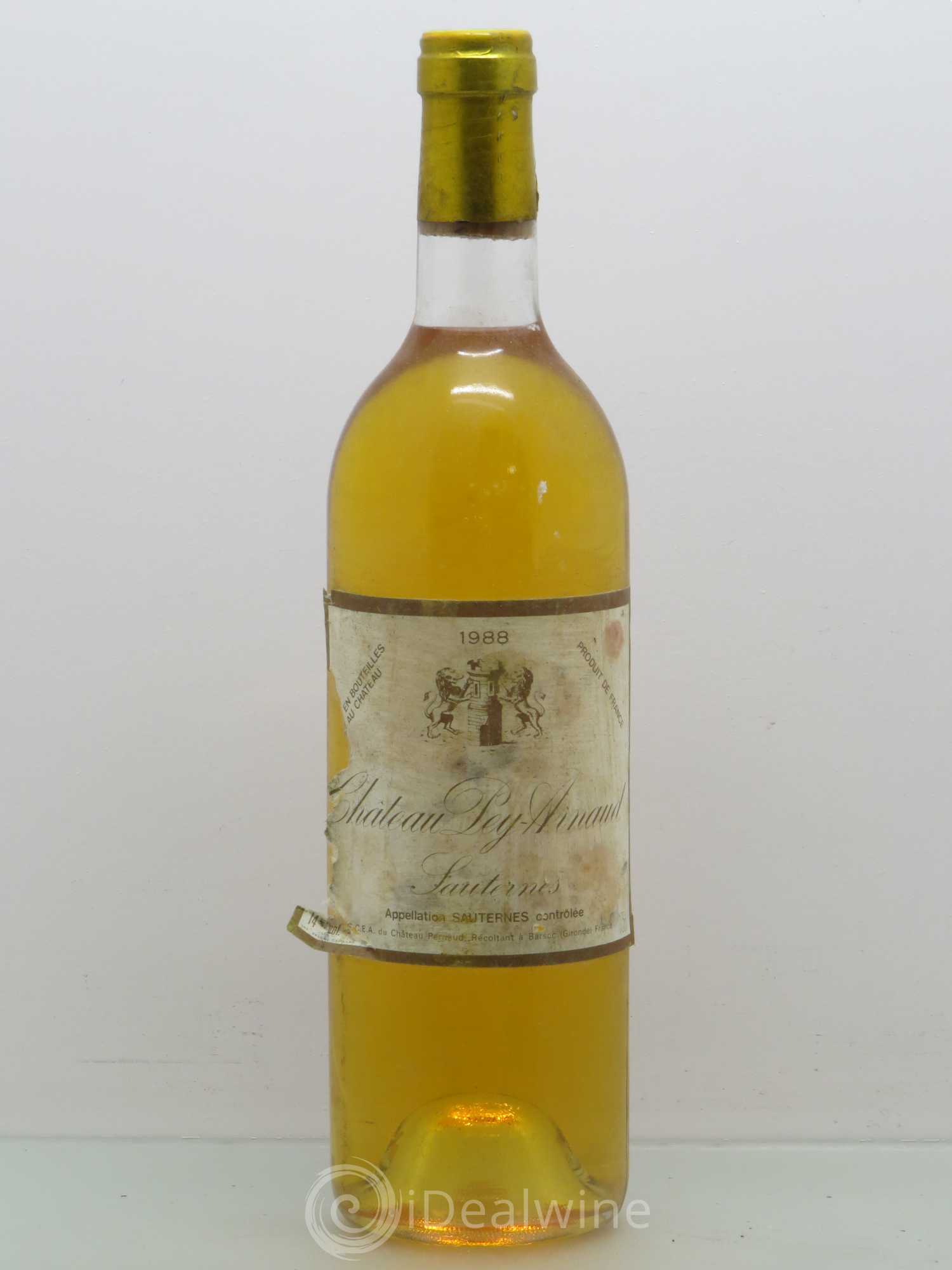 Sauternes Château Pey-Arnaud 1988 - Posten von 1 Flasche - 0