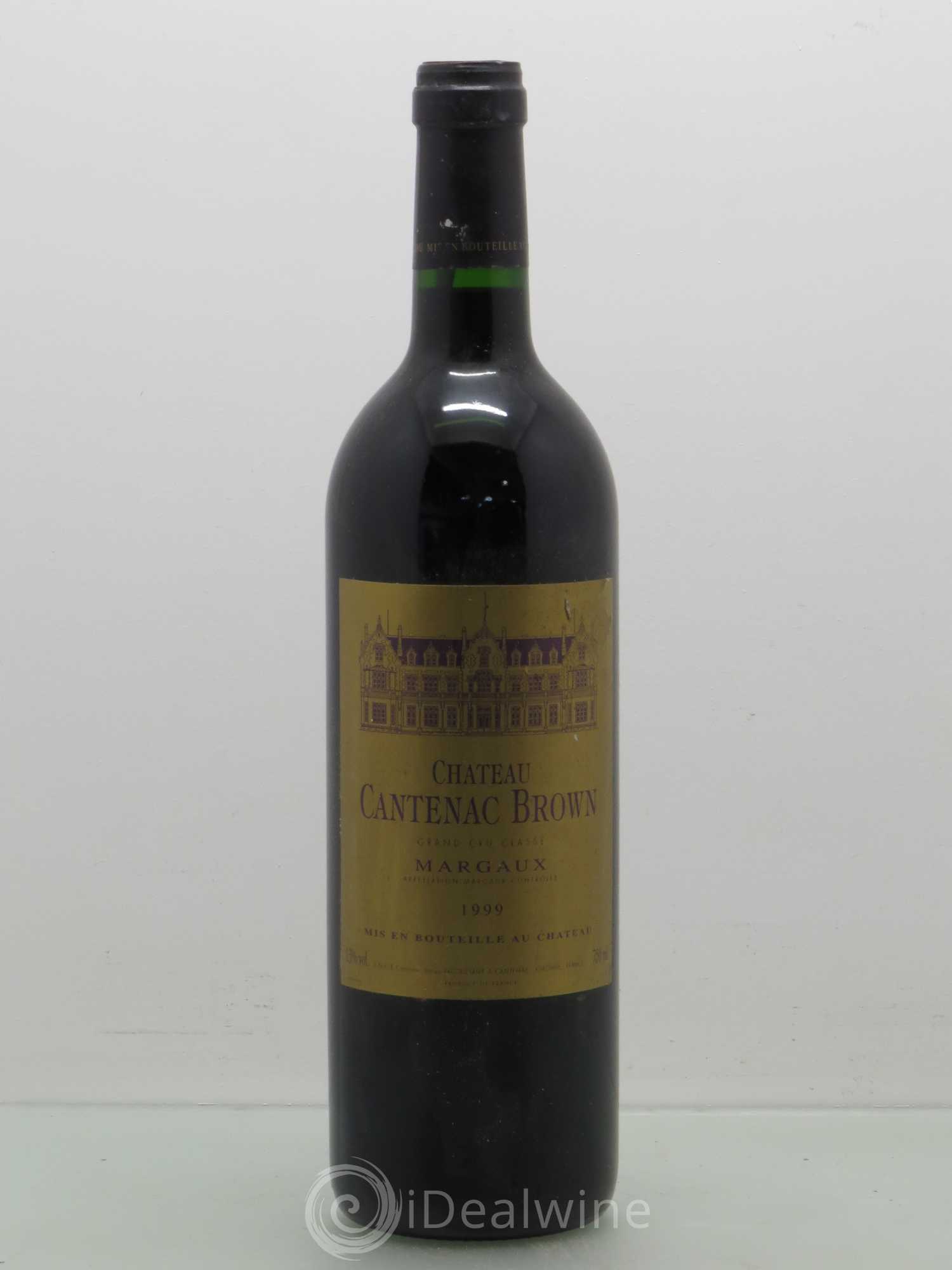 Château Cantenac Brown 3ème Grand Cru Classé 1999 - Lot de 1 bouteille - 0
