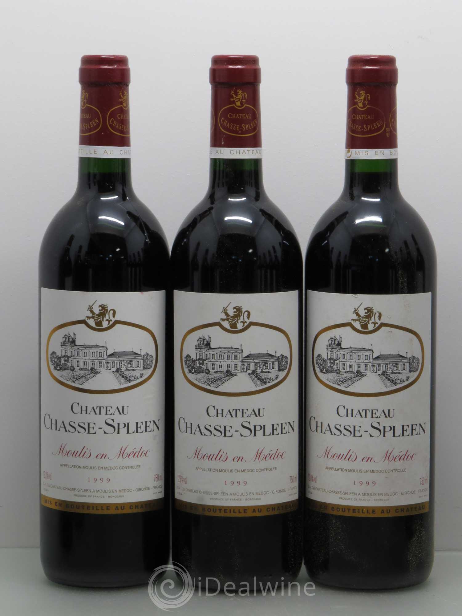 Château Chasse Spleen 1999 - Lot de 12 bouteilles - 1