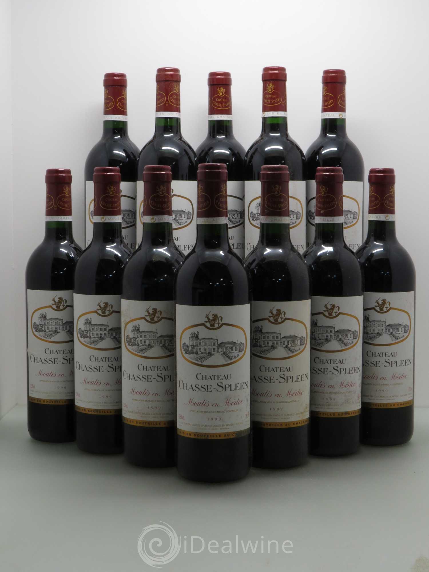 Château Chasse Spleen 1999 - Lot de 12 bouteilles - 0