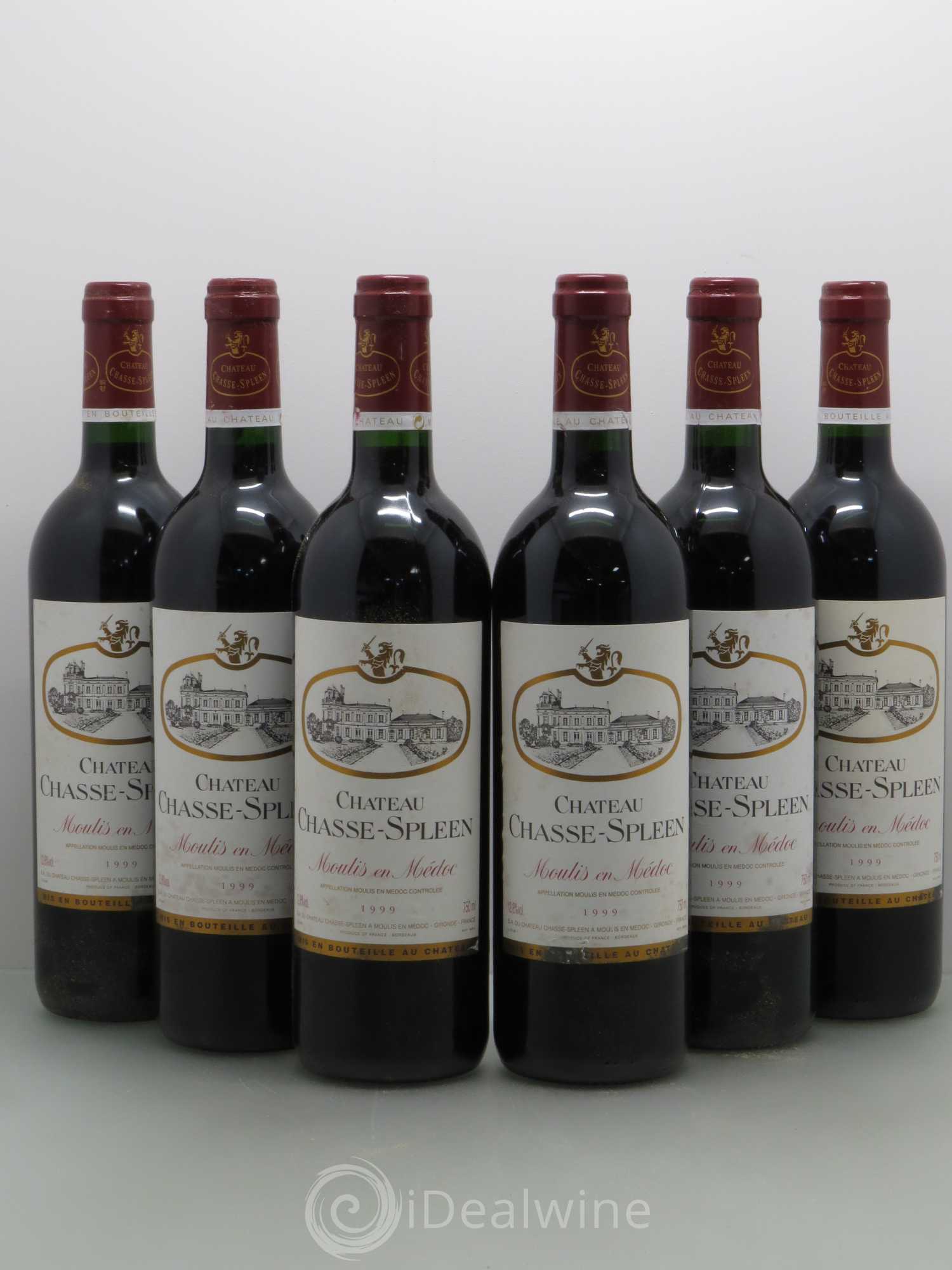 Château Chasse Spleen 1999 - Lot de 6 bouteilles - 0