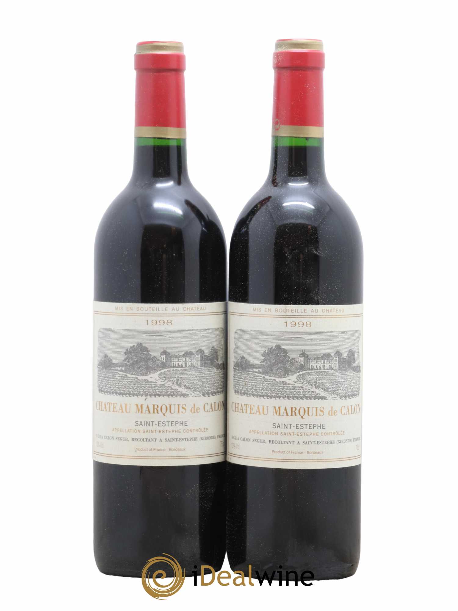 Marquis de Calon Second Vin 1998 - Lot de 2 bouteilles - 0