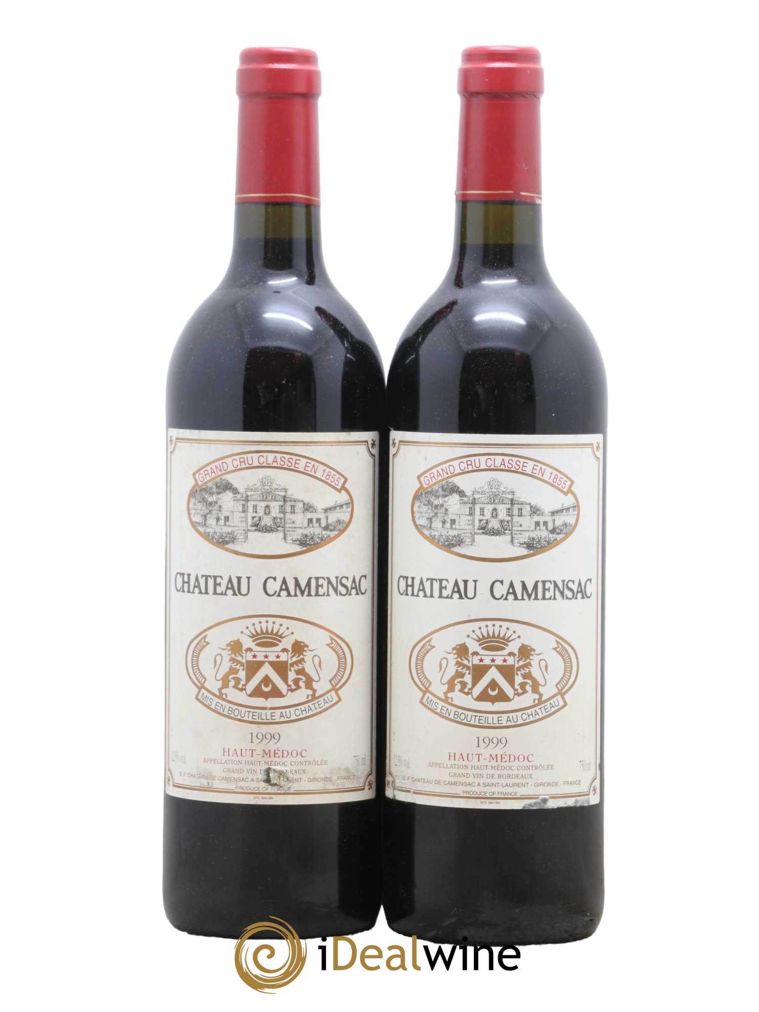 Château Camensac 5ème Grand Cru Classé 1999 - Lot de 2 bouteilles - 0