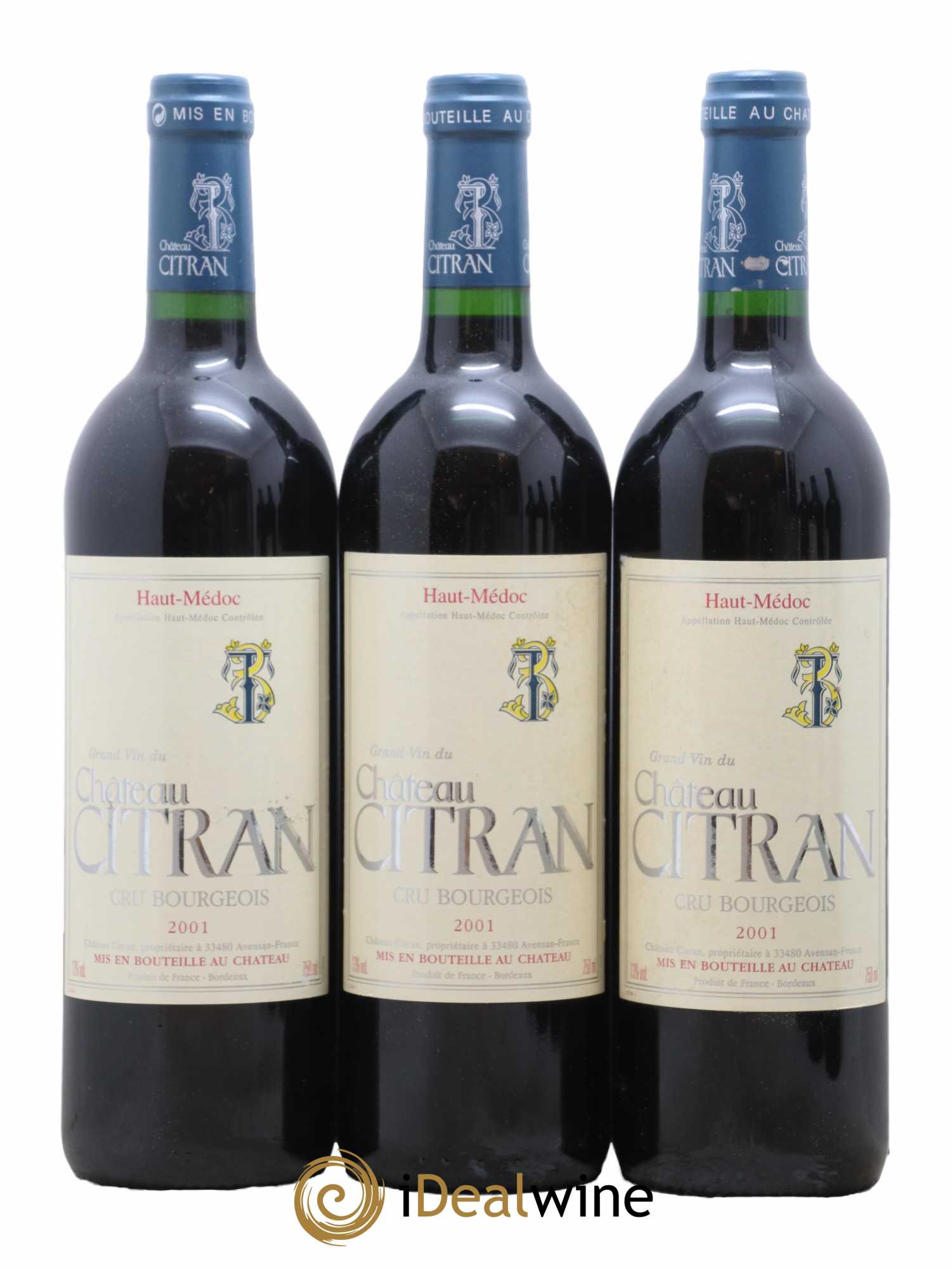 Château Citran Cru Bourgeois 2001 - Lot of 6 bottles - 1