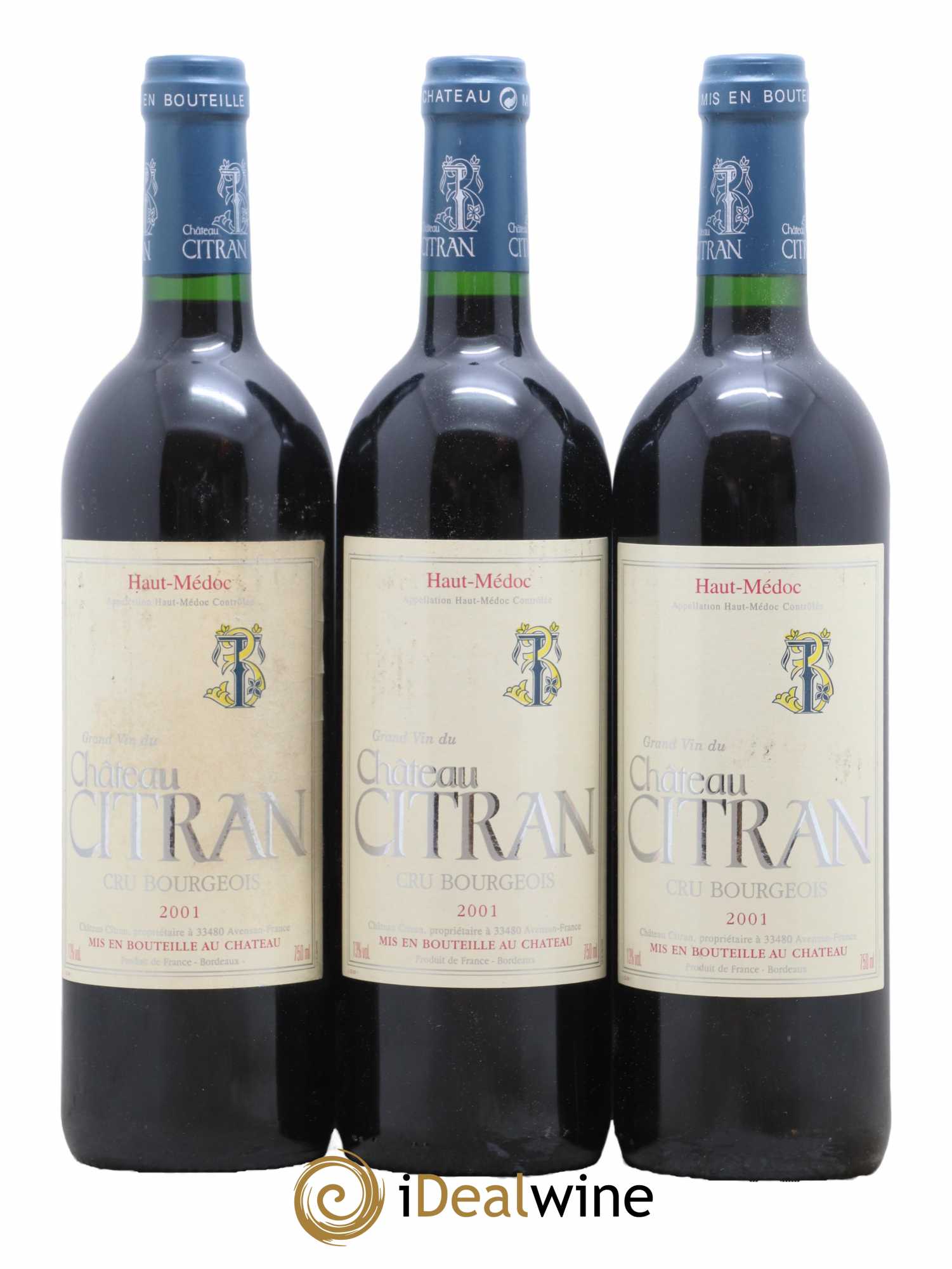 Château Citran Cru Bourgeois 2001 - Lot of 6 bottles - 2