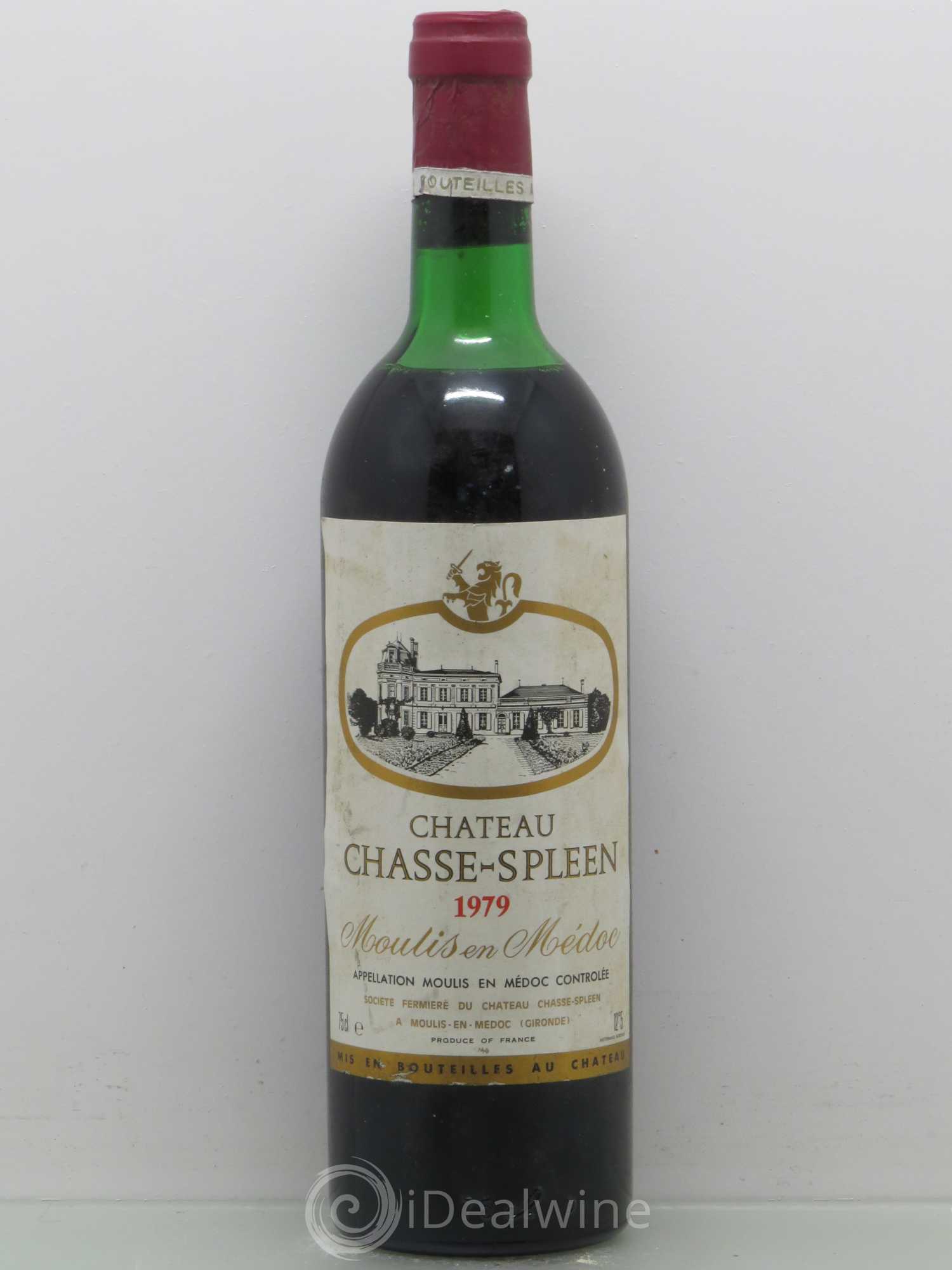 Château Chasse Spleen 1979 - Lot de 1 bouteille - 0