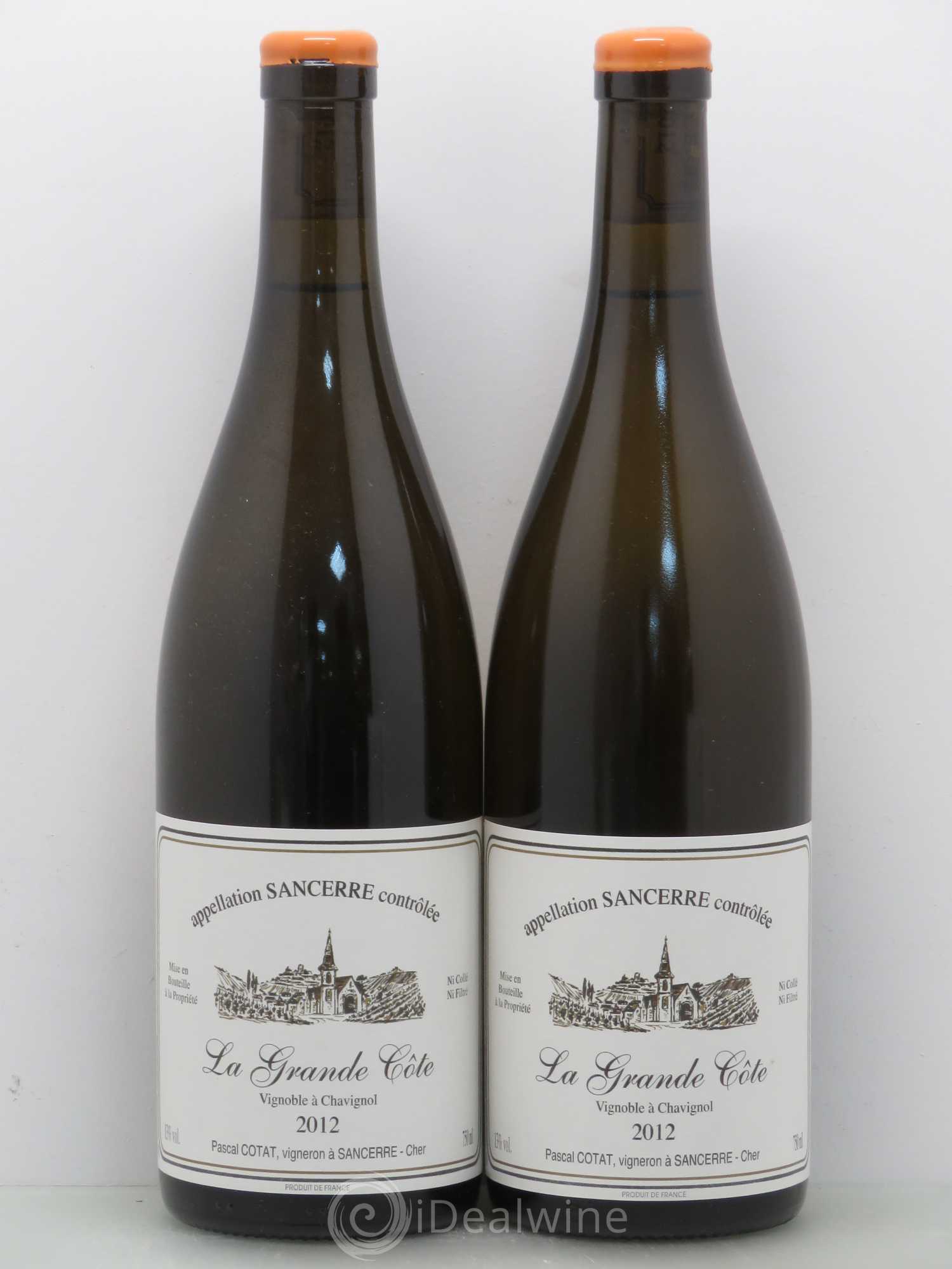 Sancerre Grande Côte Pascal Cotat 2012 - Posten von 2 Flaschen - 0