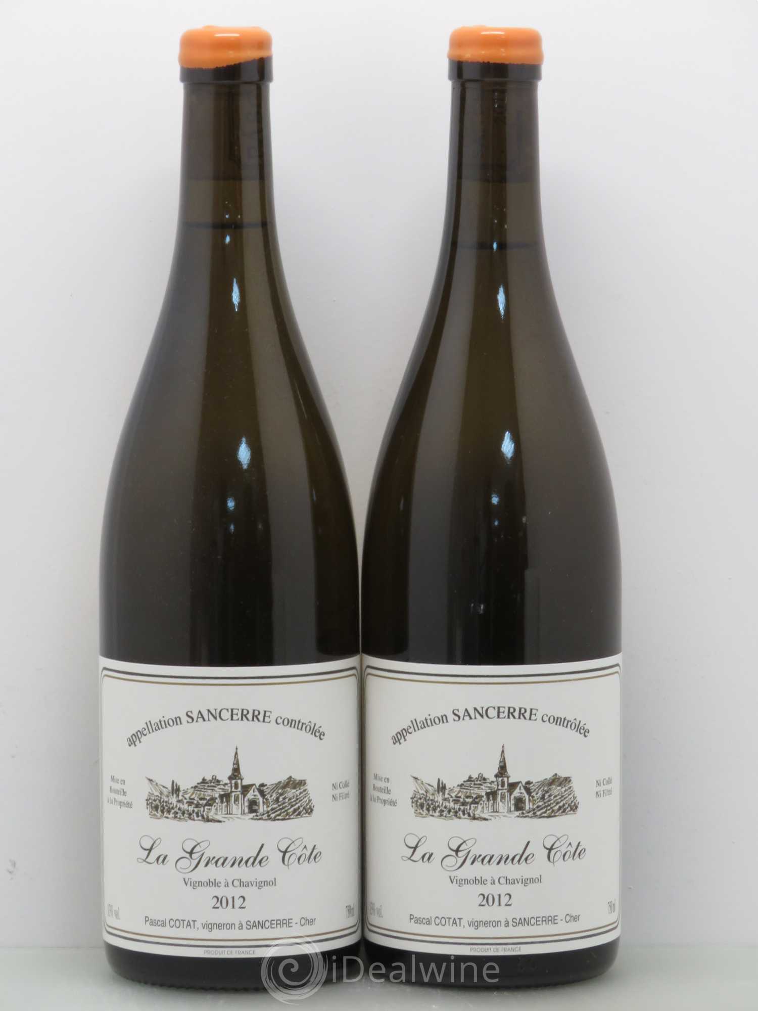 Sancerre Grande Côte Pascal Cotat 2012 - Posten von 2 Flaschen - 0
