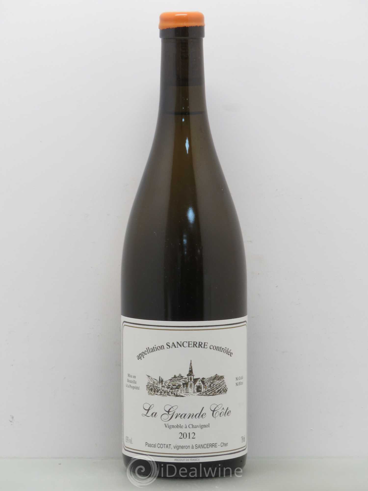 Sancerre Grande Côte Pascal Cotat 2012 - Posten von 1 Flasche - 0