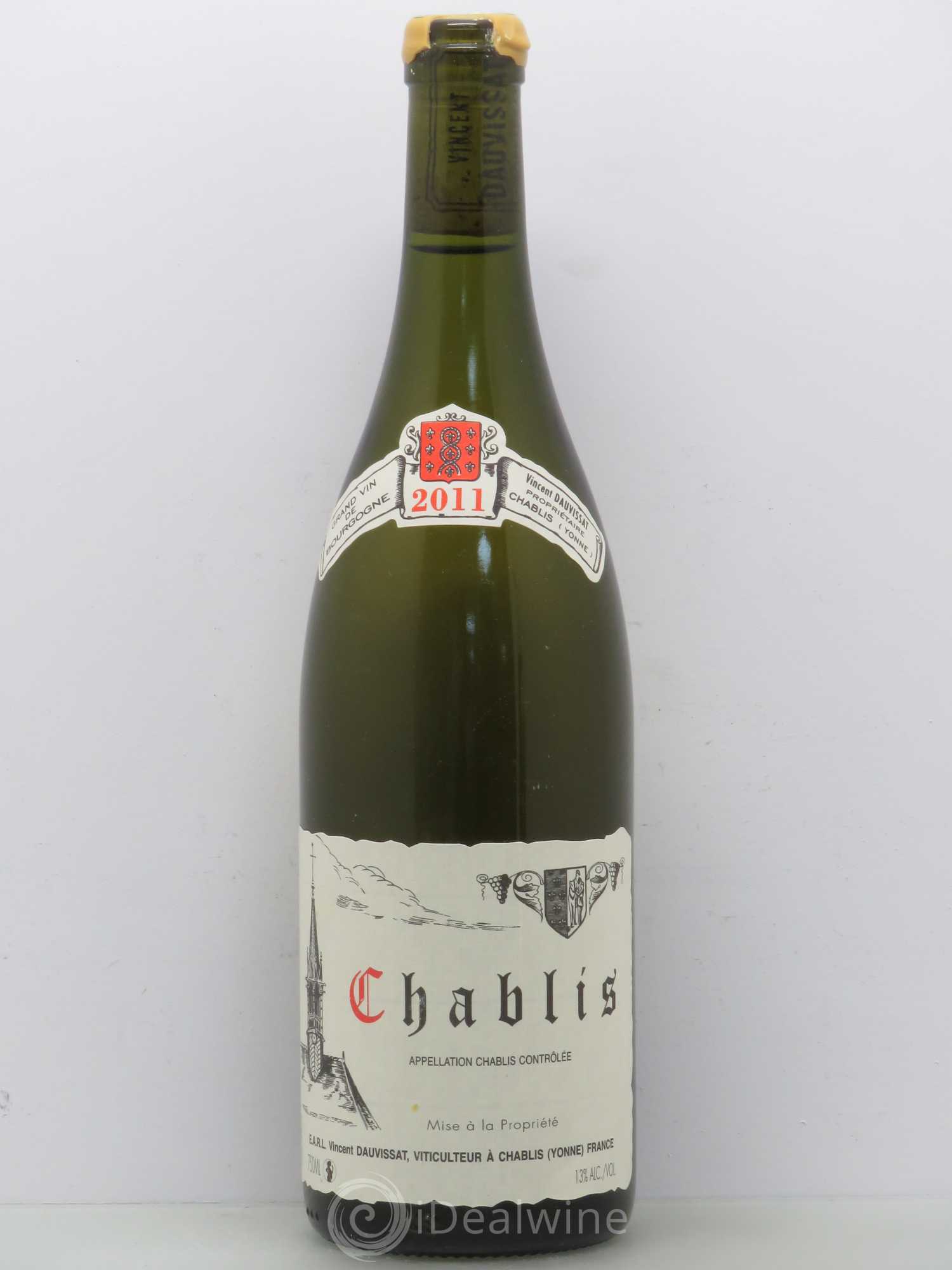 Chablis Vincent Dauvissat (Domaine) 2011 - Lot de 1 bouteille - 0