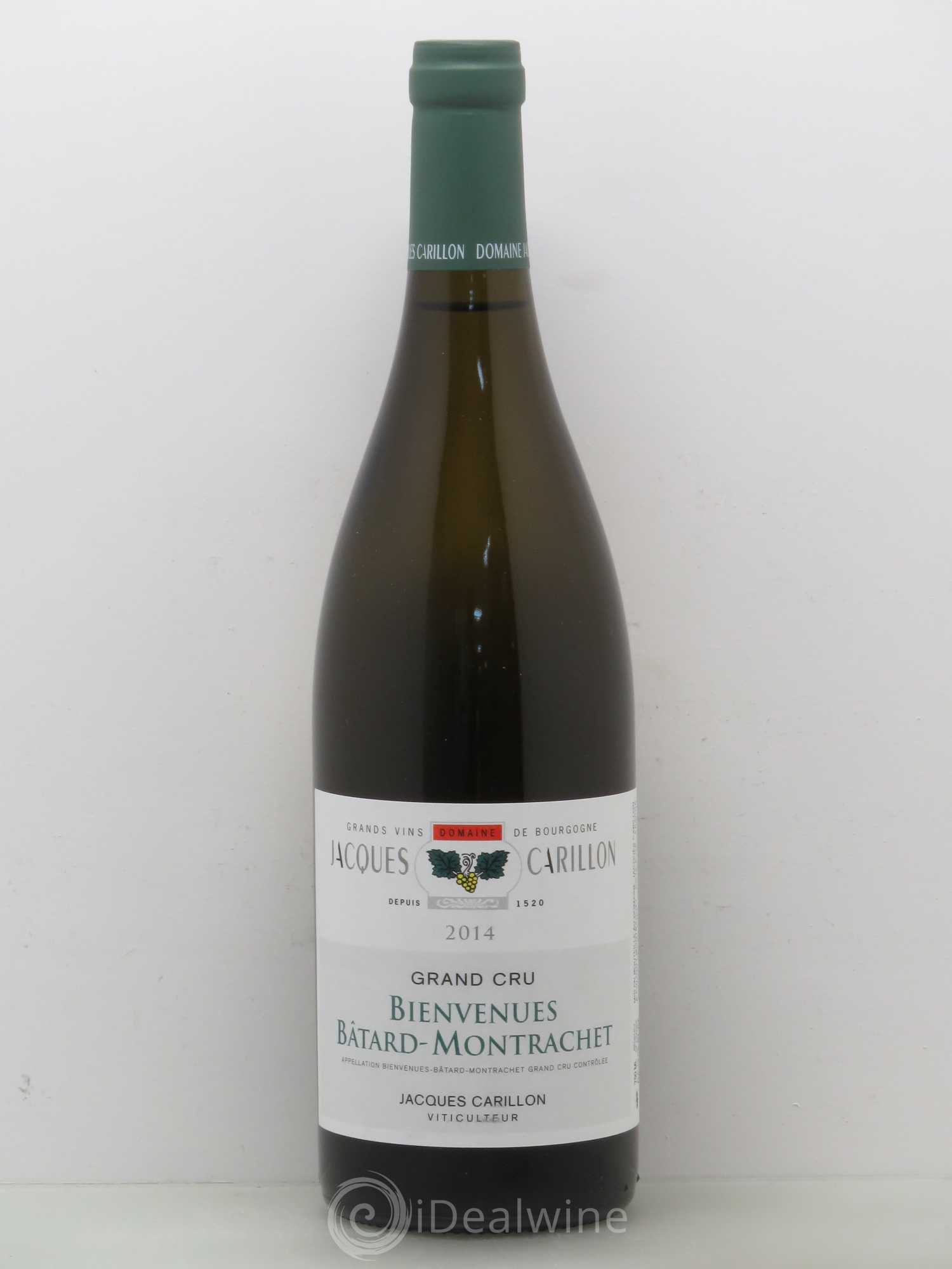 Bienvenues-Bâtard-Montrachet Grand Cru Jacques Carillon 2014 - Lot de 1 bouteille - 0