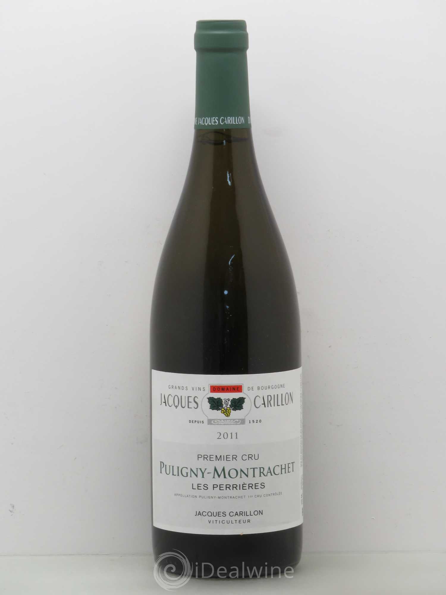 Puligny-Montrachet 1er Cru Perrières Jacques Carillon 2011 - Posten von 1 Flasche - 0
