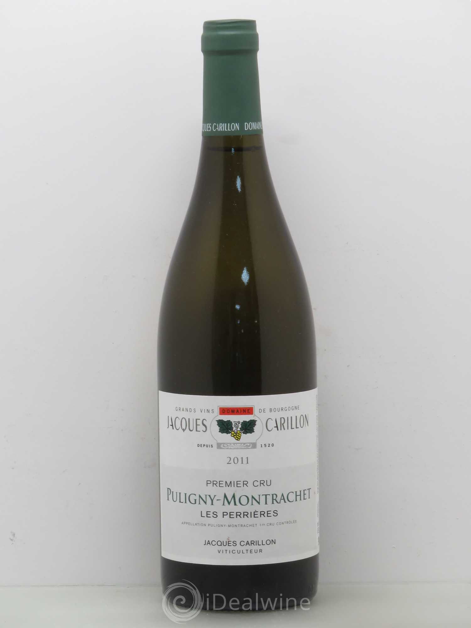 Puligny-Montrachet 1er Cru Perrières Jacques Carillon 2011 - Posten von 1 Flasche - 0
