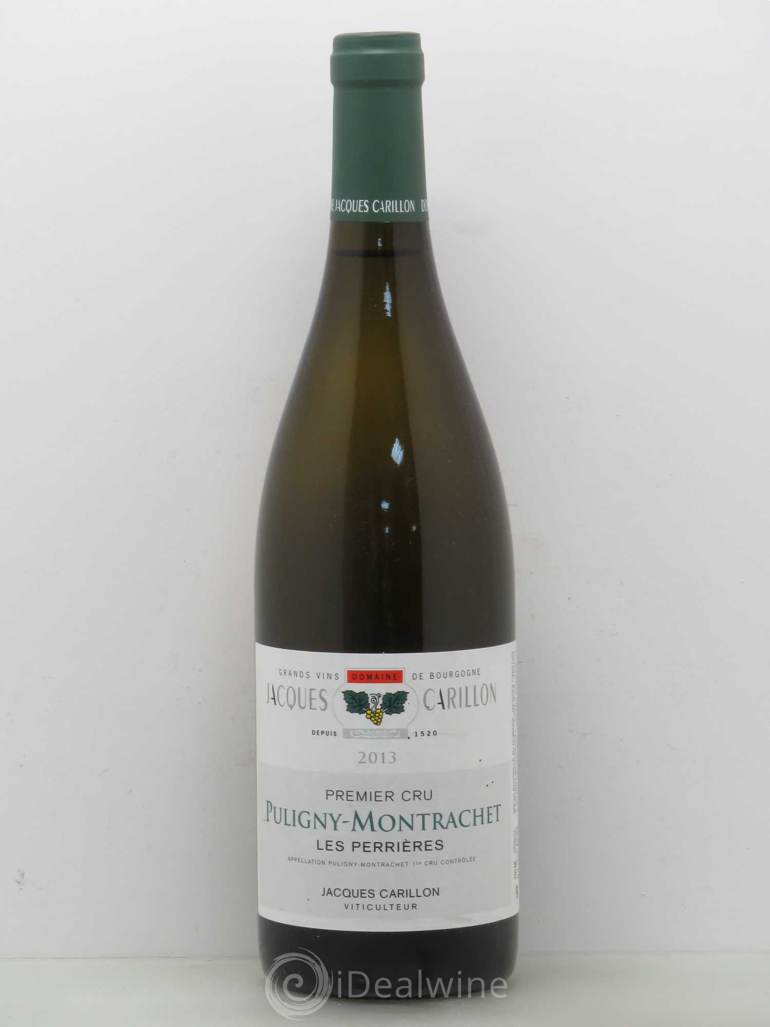 Puligny-Montrachet 1er Cru Perrières Jacques Carillon 2013 - Posten von 1 Flasche - 0