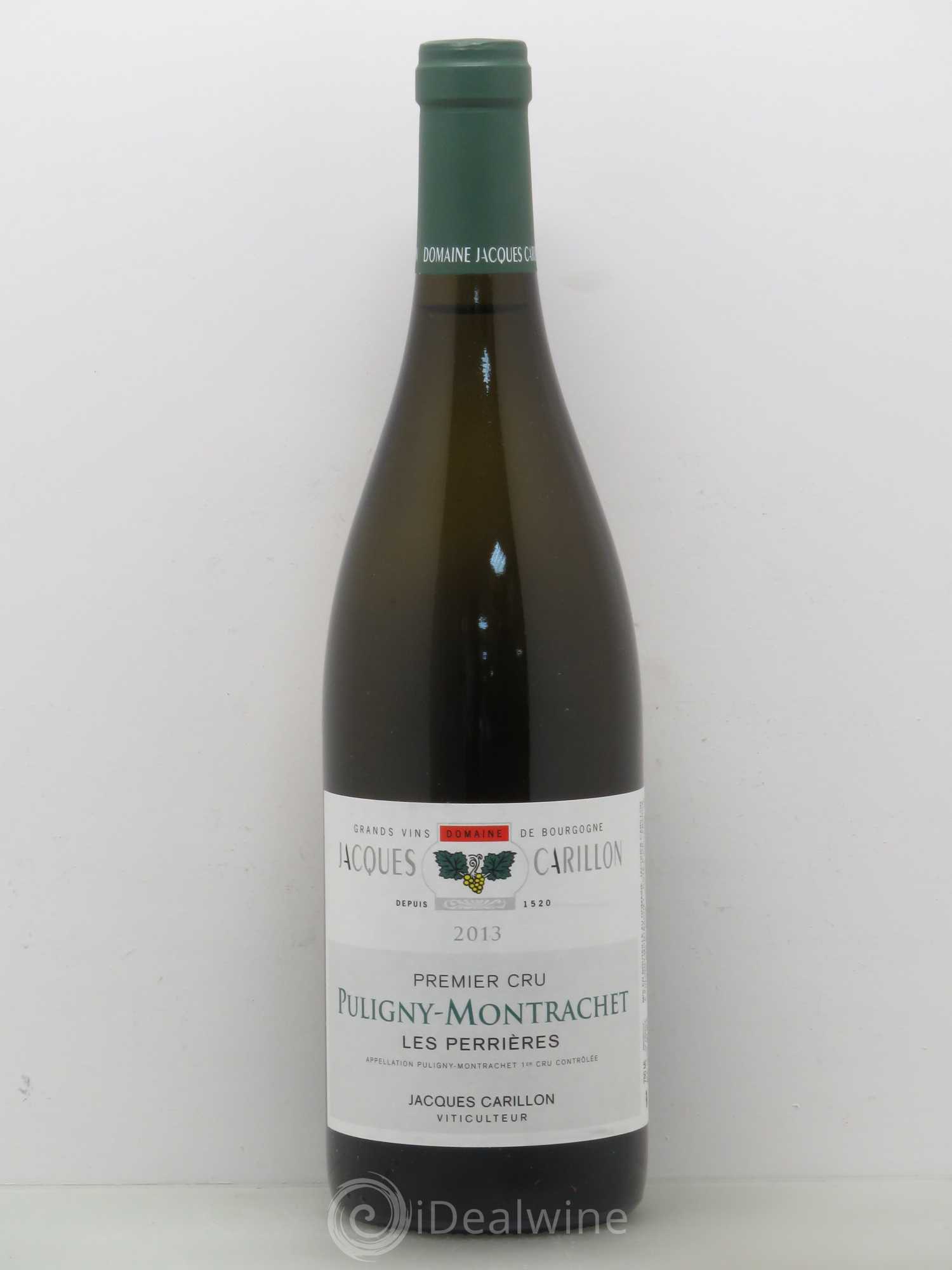 Puligny-Montrachet 1er Cru Perrières Jacques Carillon 2013 - Posten von 1 Flasche - 0