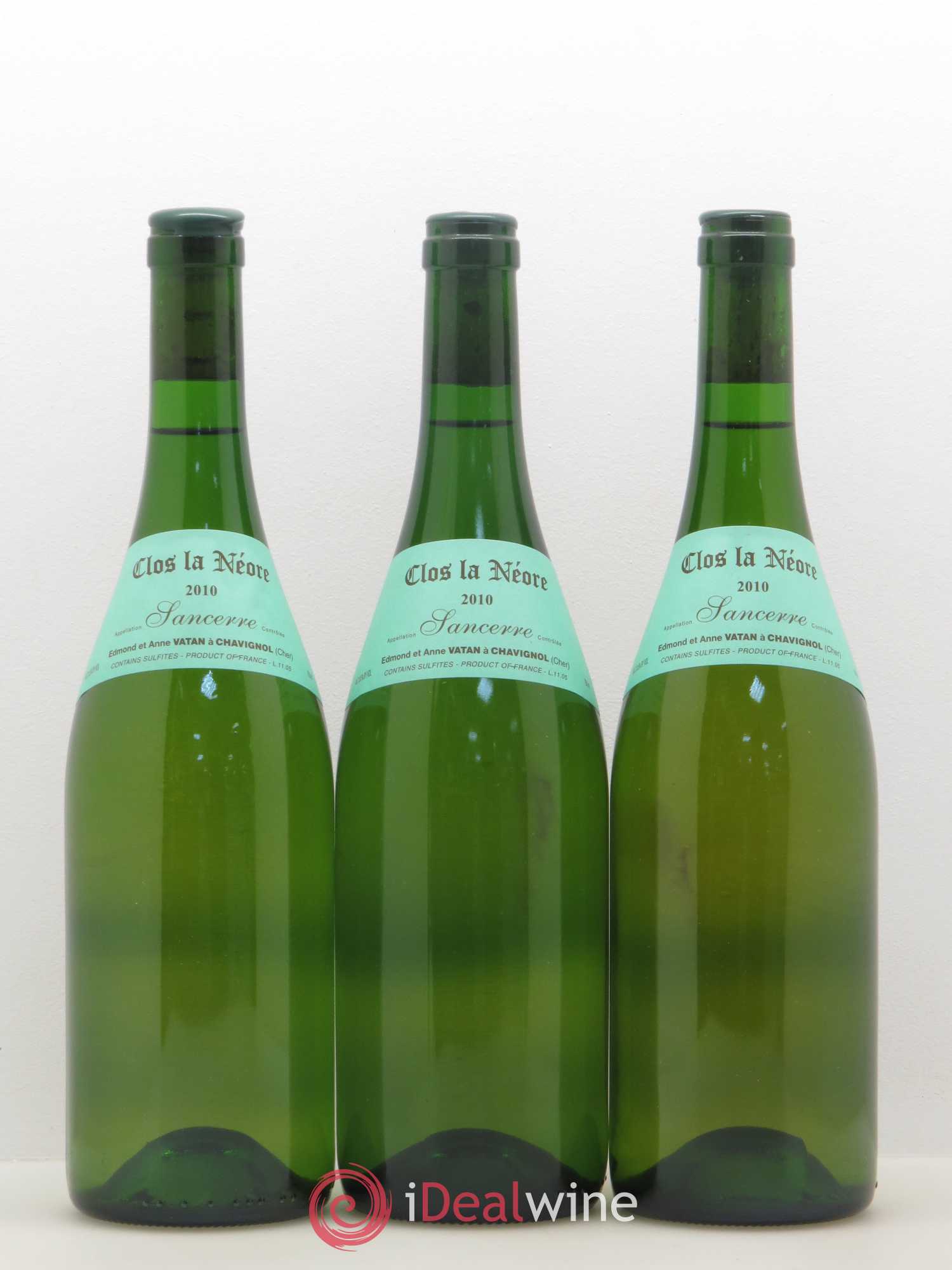Sancerre Clos la Neore Edmond Vatan 2010 - Lot de 6 bouteilles - 1