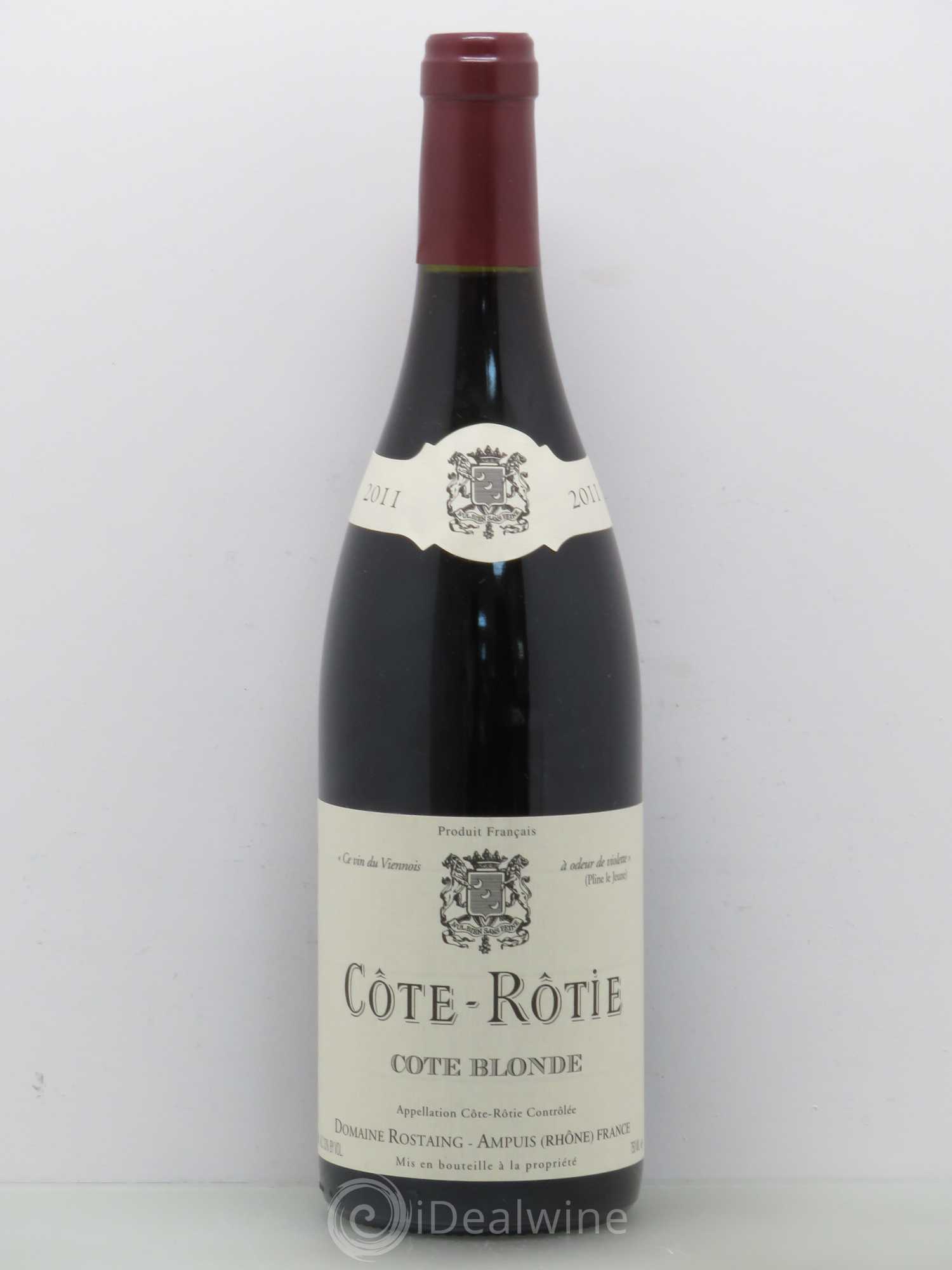 Côte-Rôtie Côte Blonde René Rostaing 2011 - Lot de 1 bouteille - 0