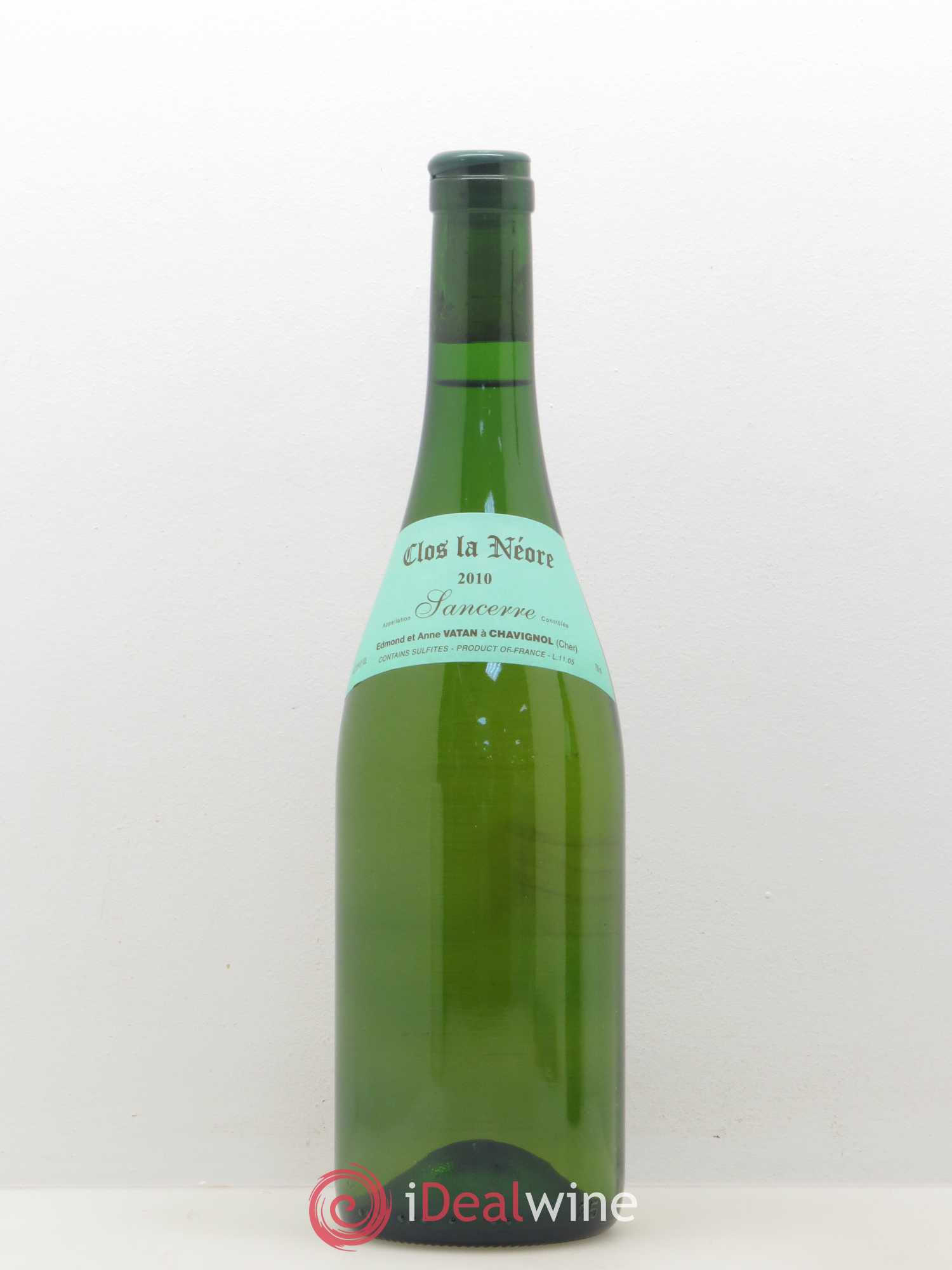 Sancerre Clos la Neore Edmond Vatan 2010 - Lot de 1 bouteille - 0