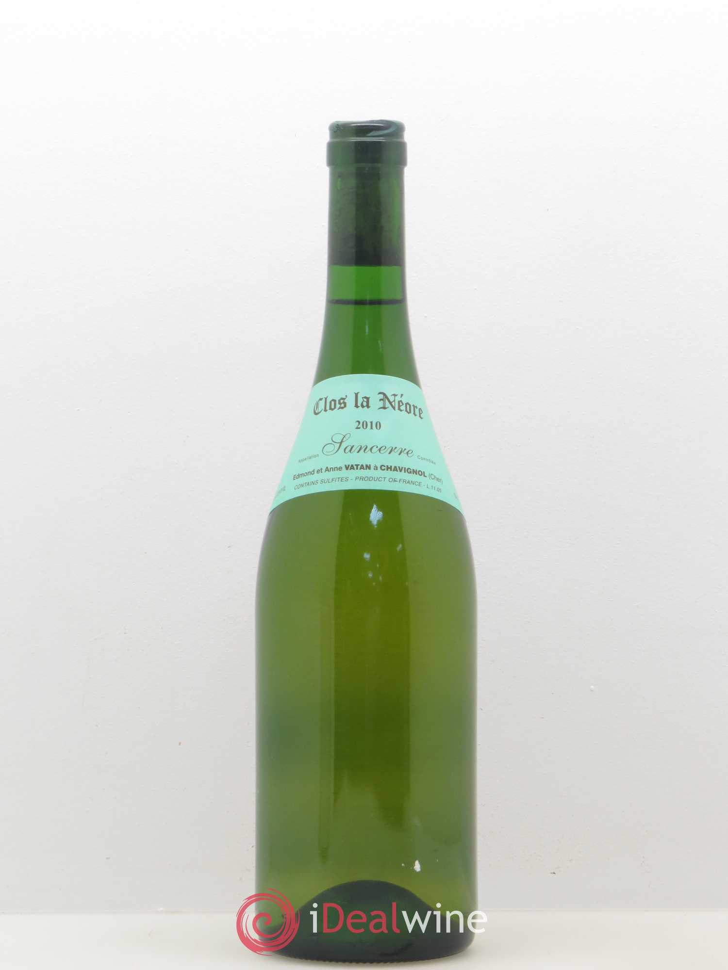 Sancerre Clos la Neore Edmond Vatan 2010 - Lot de 1 bouteille - 0