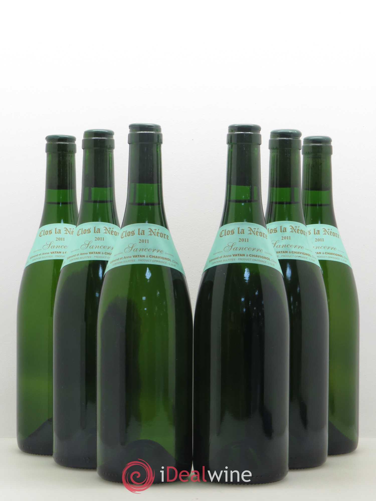Sancerre Clos la Neore Edmond Vatan 2011 - Lot de 6 bouteilles - 0