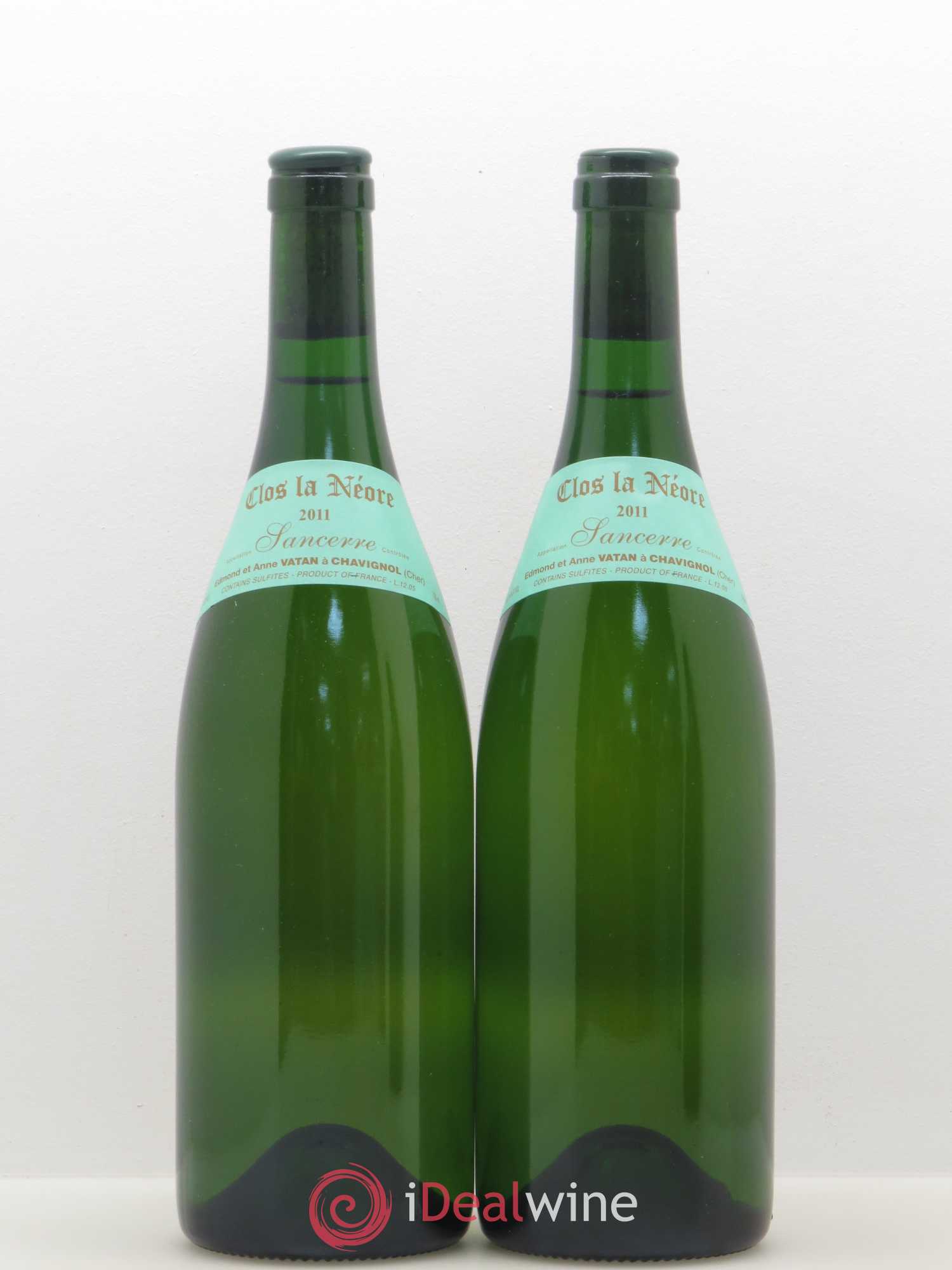 Sancerre Clos la Neore Edmond Vatan 2011 - Lot de 2 bouteilles - 0