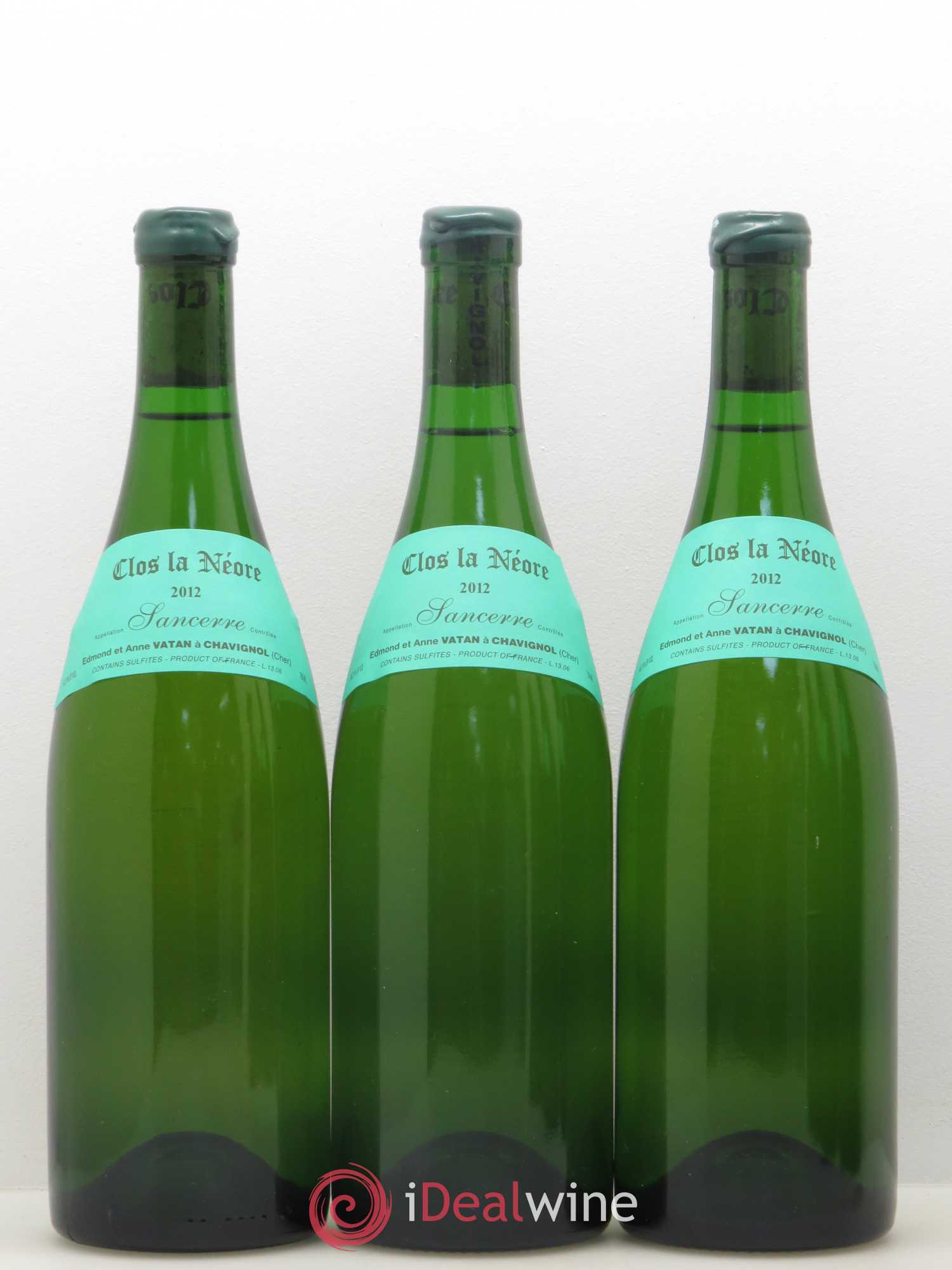 Sancerre Clos la Neore Edmond Vatan 2012 - Lot de 6 bouteilles - 1