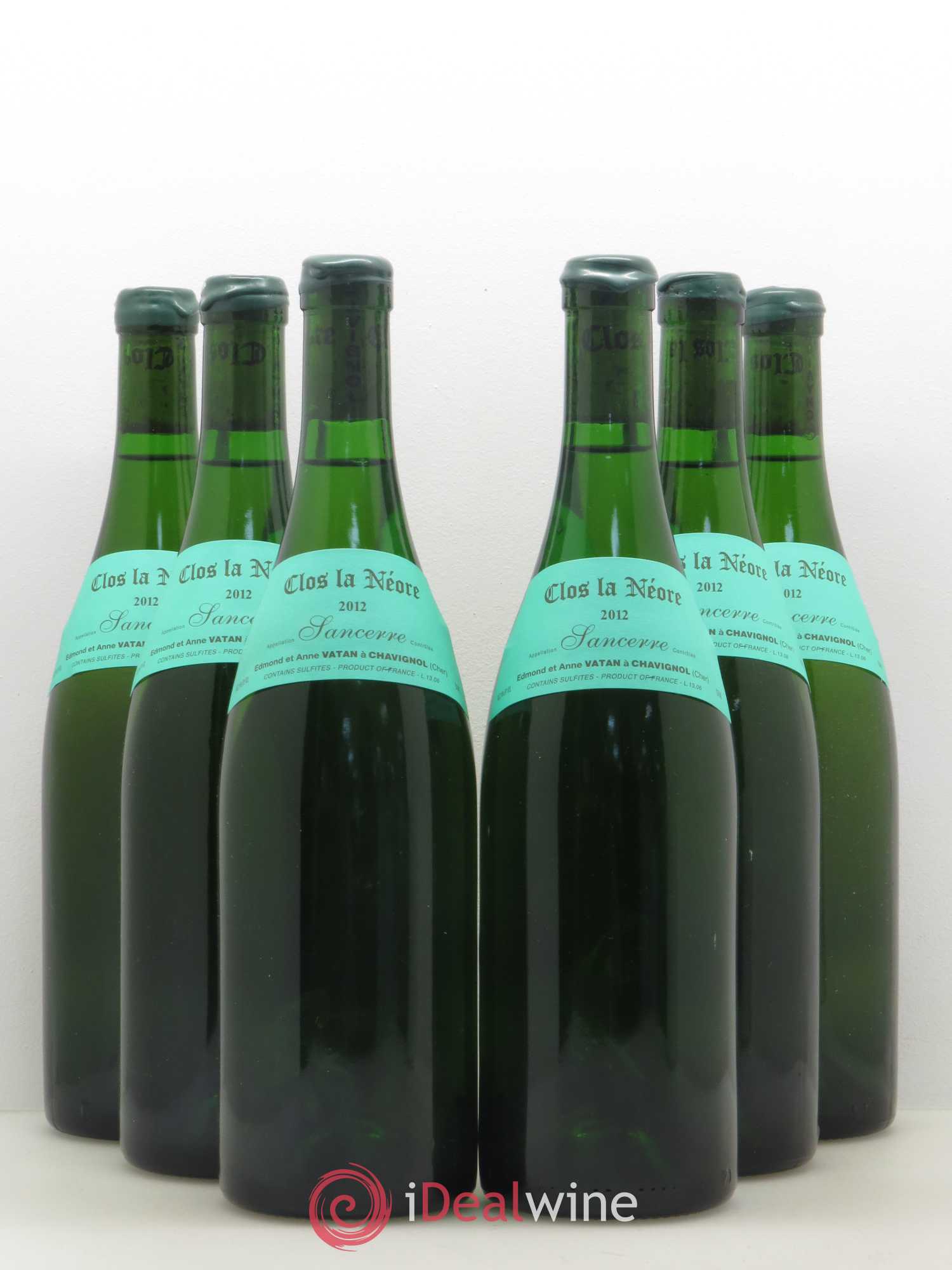 Sancerre Clos la Neore Edmond Vatan 2012 - Lot de 6 bouteilles - 0