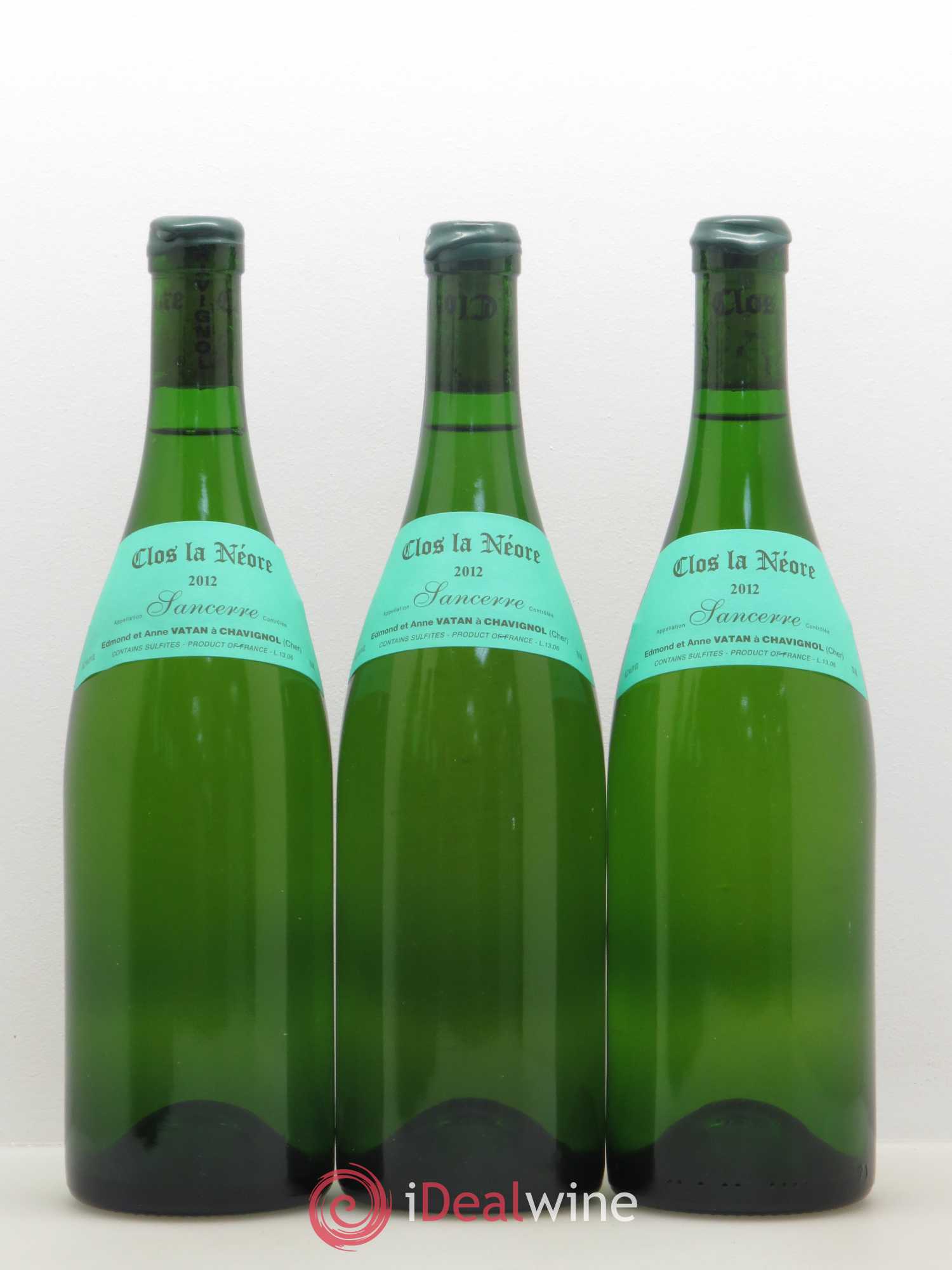 Sancerre Clos la Neore Edmond Vatan 2012 - Lot de 6 bouteilles - 1