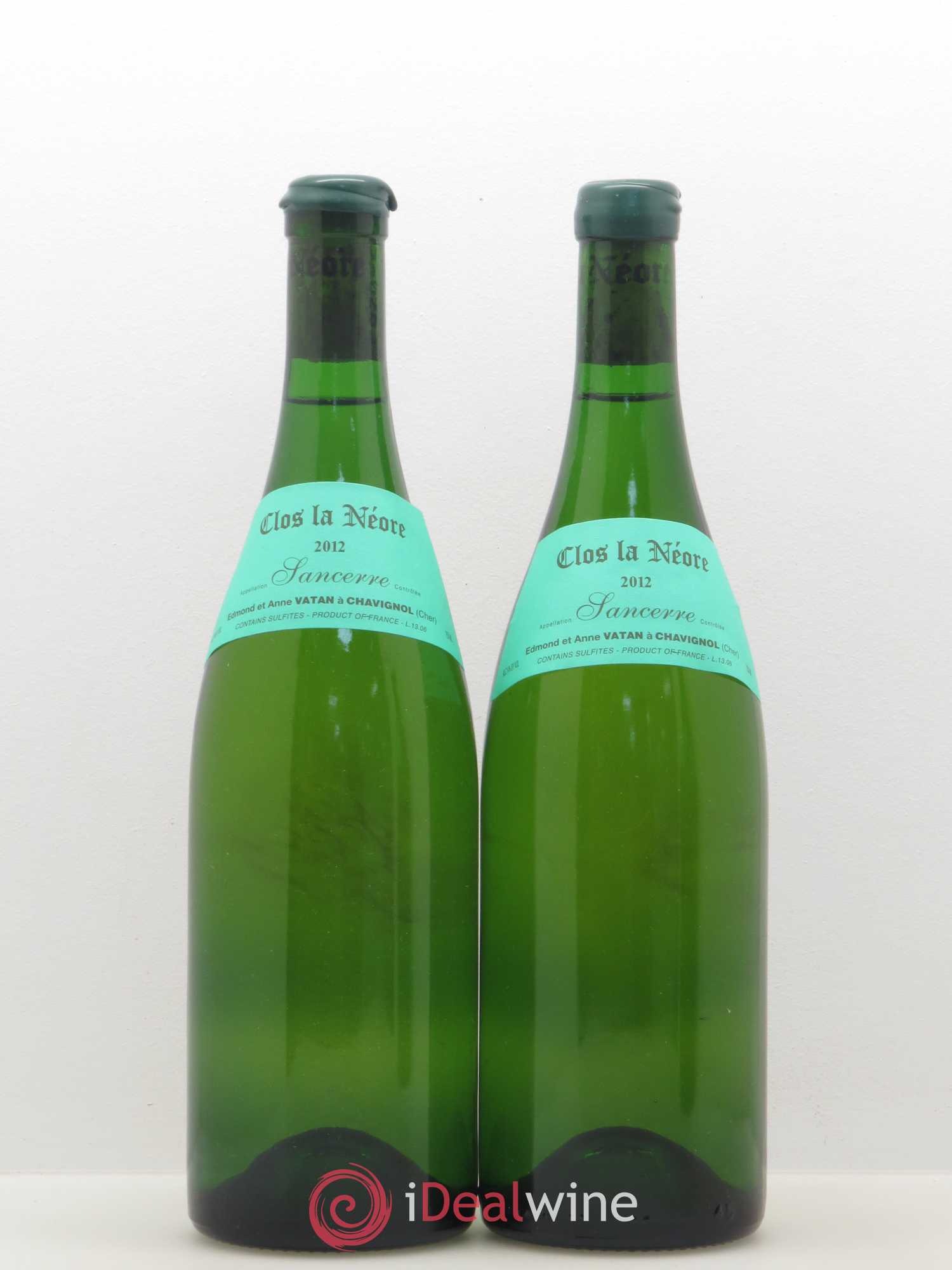 Sancerre Clos la Neore Edmond Vatan 2012 - Lot de 2 bouteilles - 0