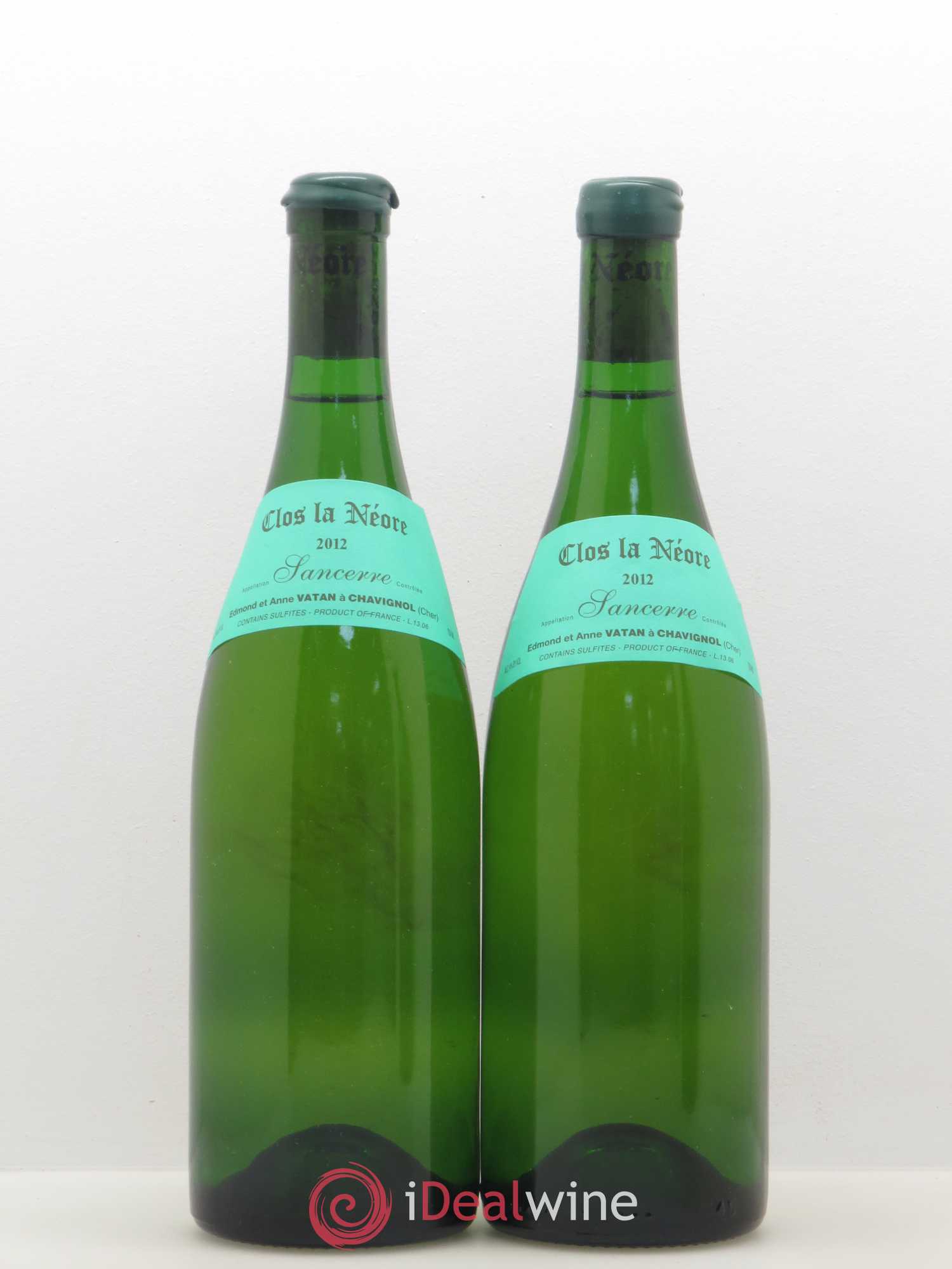 Sancerre Clos la Neore Edmond Vatan 2012 - Lot de 2 bouteilles - 0