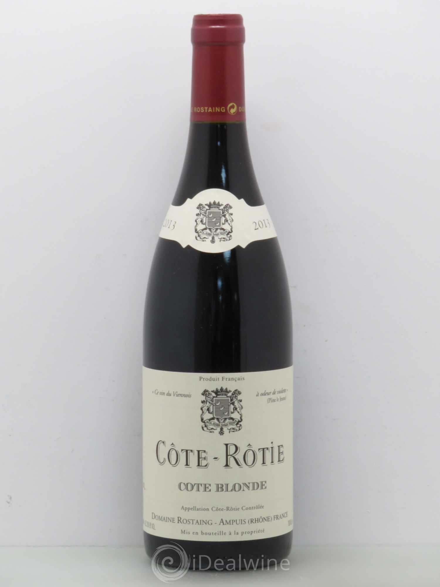 Côte-Rôtie Côte Blonde René Rostaing 2013 - Lot of 1 bottle - 0