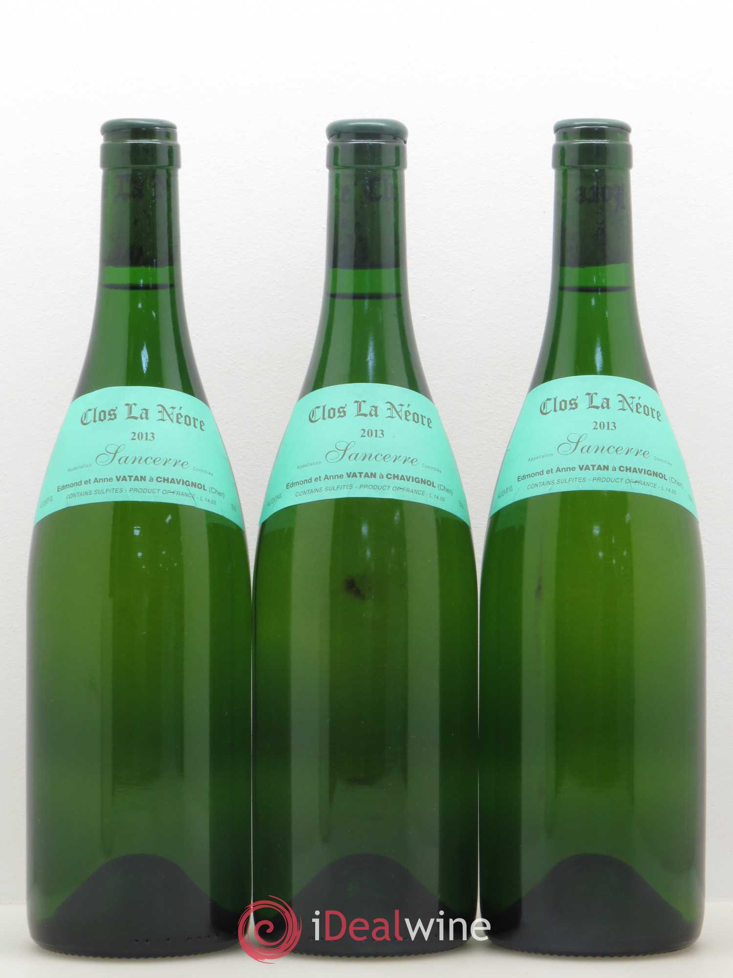 Sancerre Clos la Neore Edmond Vatan 2013 - Lot de 3 bouteilles - 0